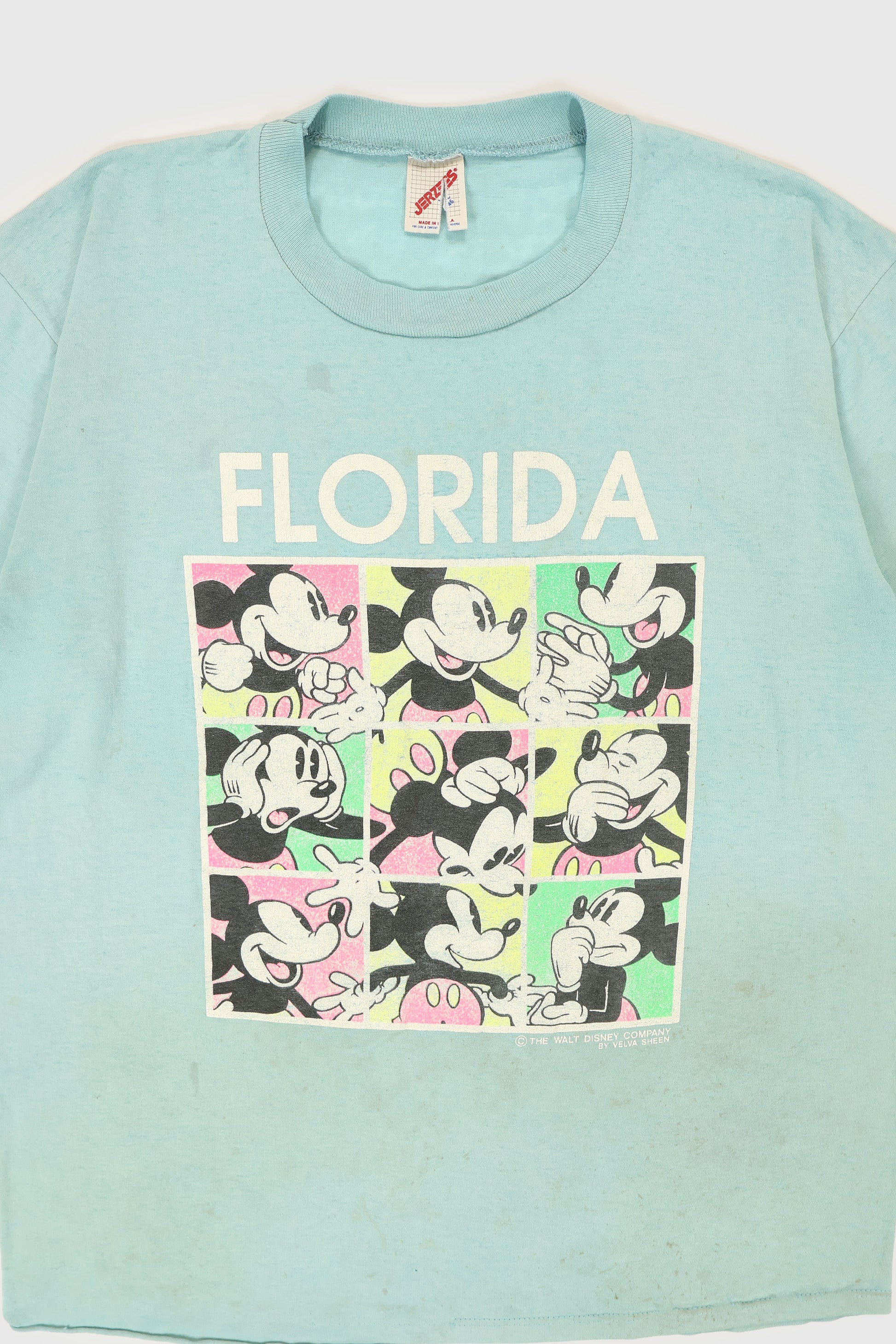 Vintage Distressed Mickey Florida Threadbare Tee Image 1