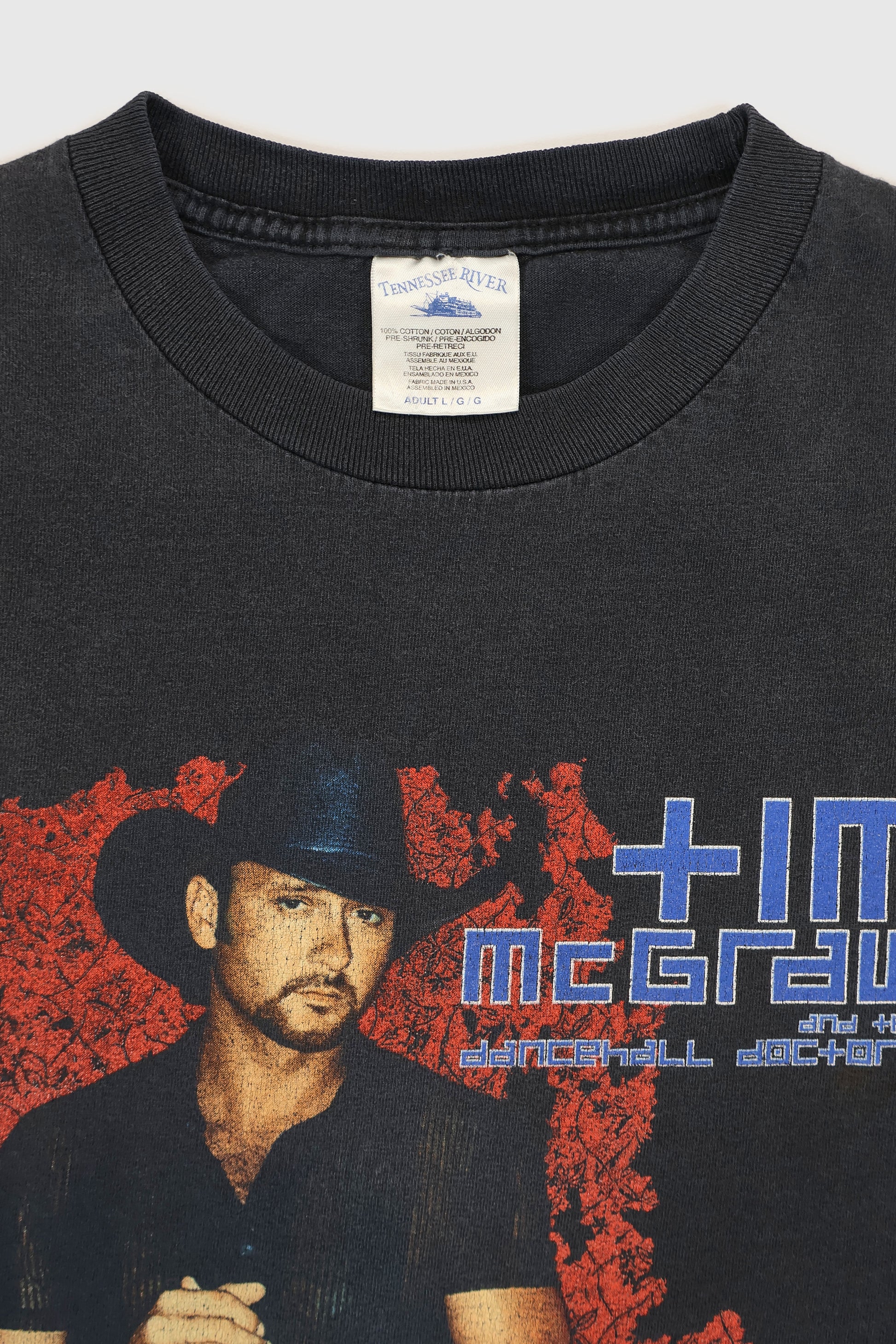 Vintage Tim McGraw One Band Show 2003 Tour Tee Image 2