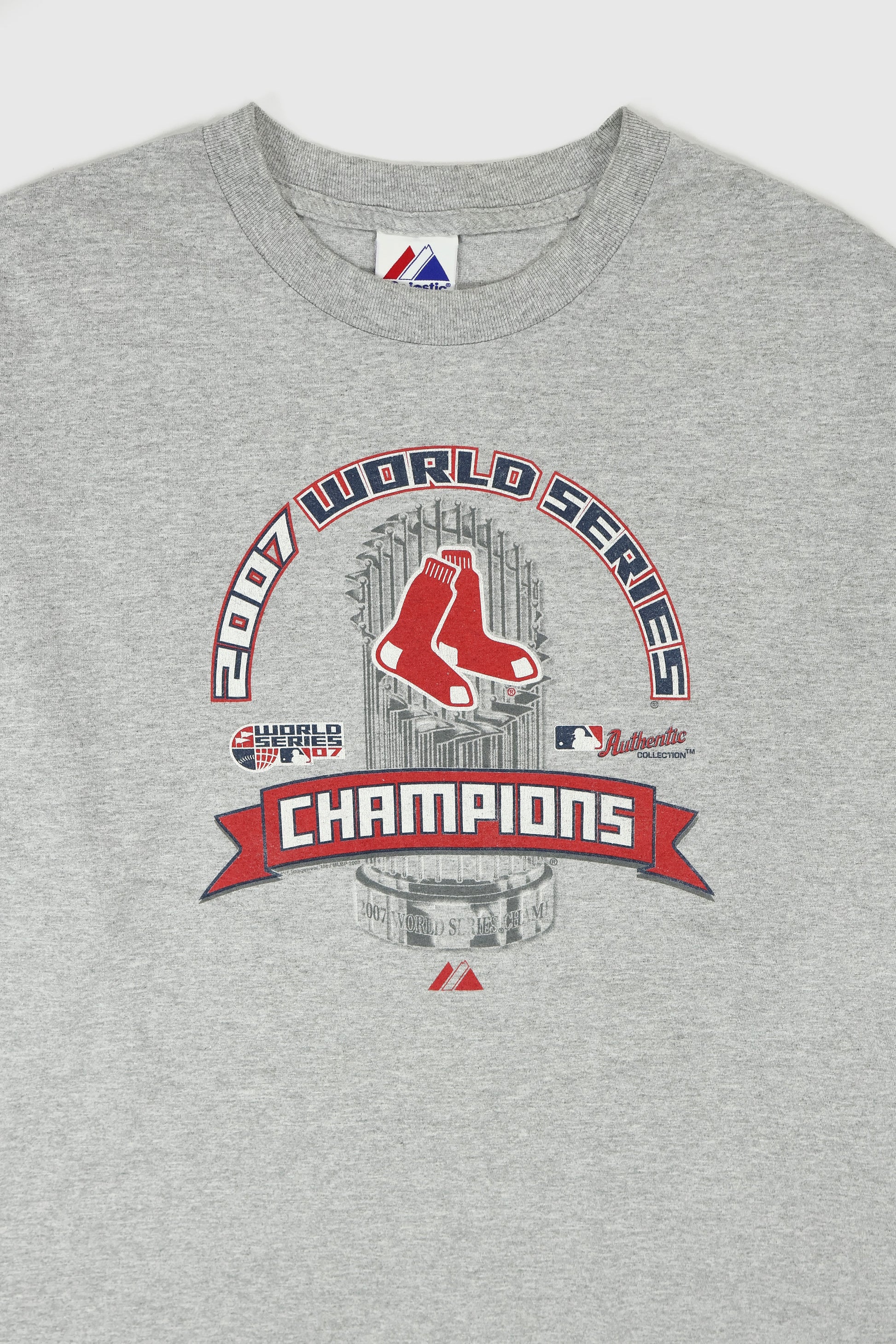 Vintage Boston Red Sox 2007 World Series Champions Long Sleeve Tee Image 1