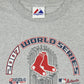 Vintage Boston Red Sox 2007 World Series Champions Long Sleeve Tee Image 3