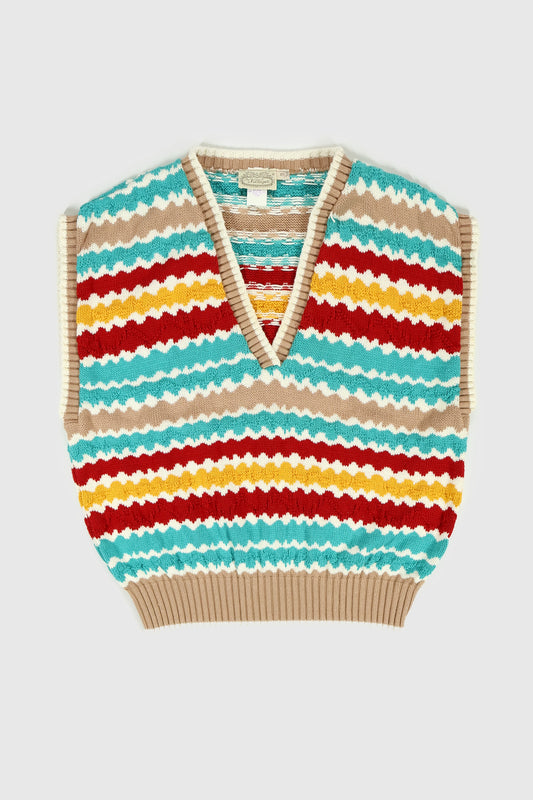Vintage Knit Sweater Vest Image 0