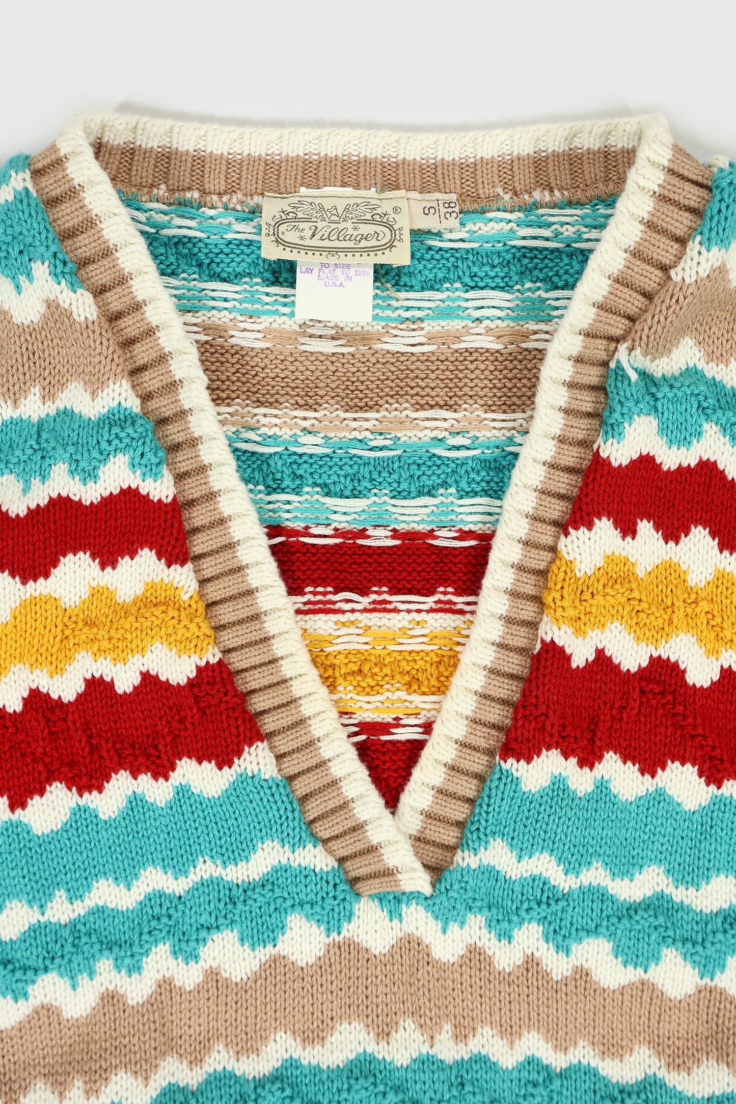 Vintage Knit Sweater Vest Image 2