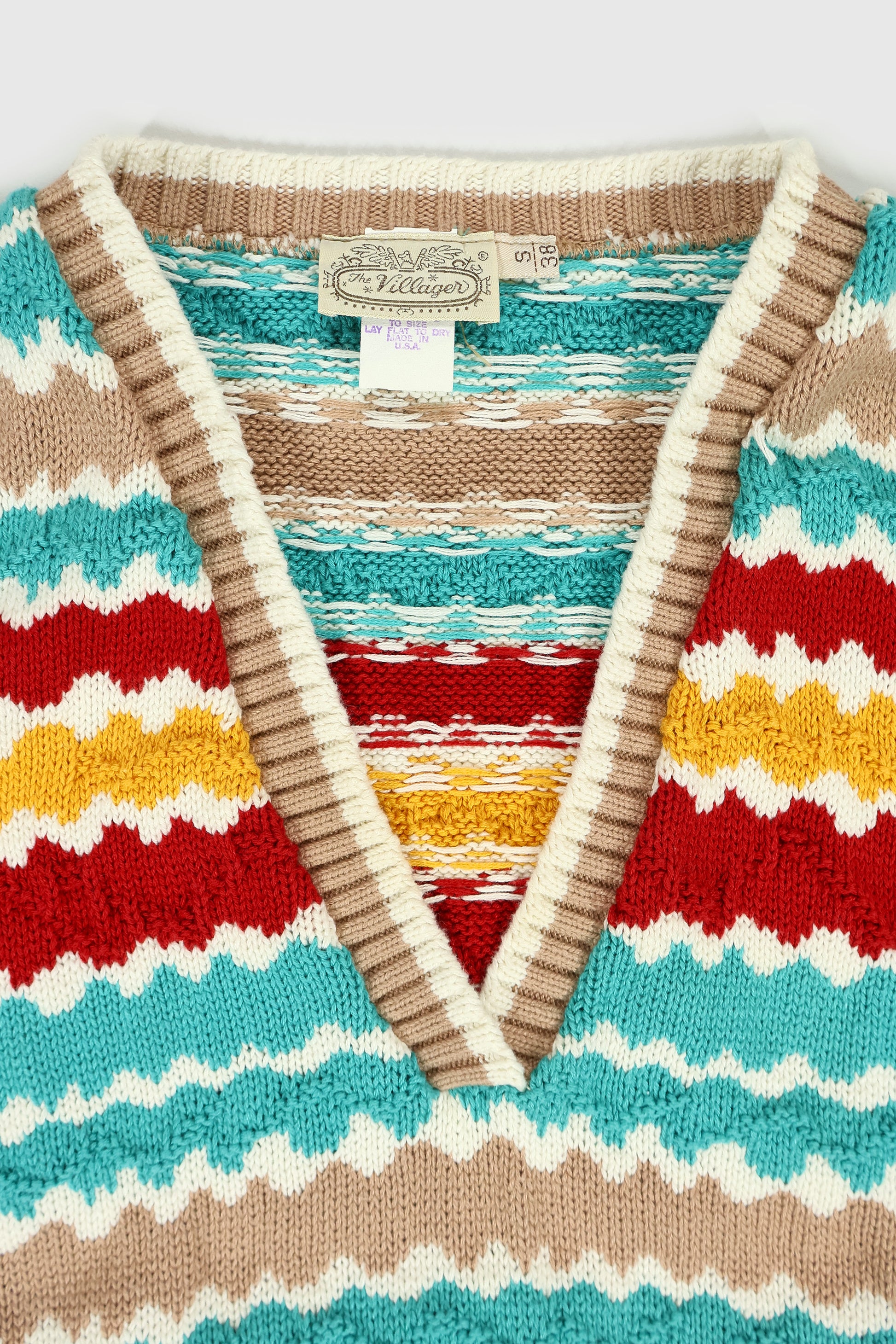 Vintage Knit Sweater Vest Image 2