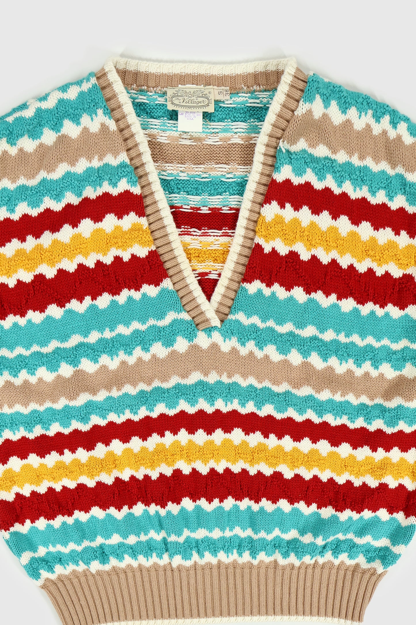 Vintage Knit Sweater Vest Image 1