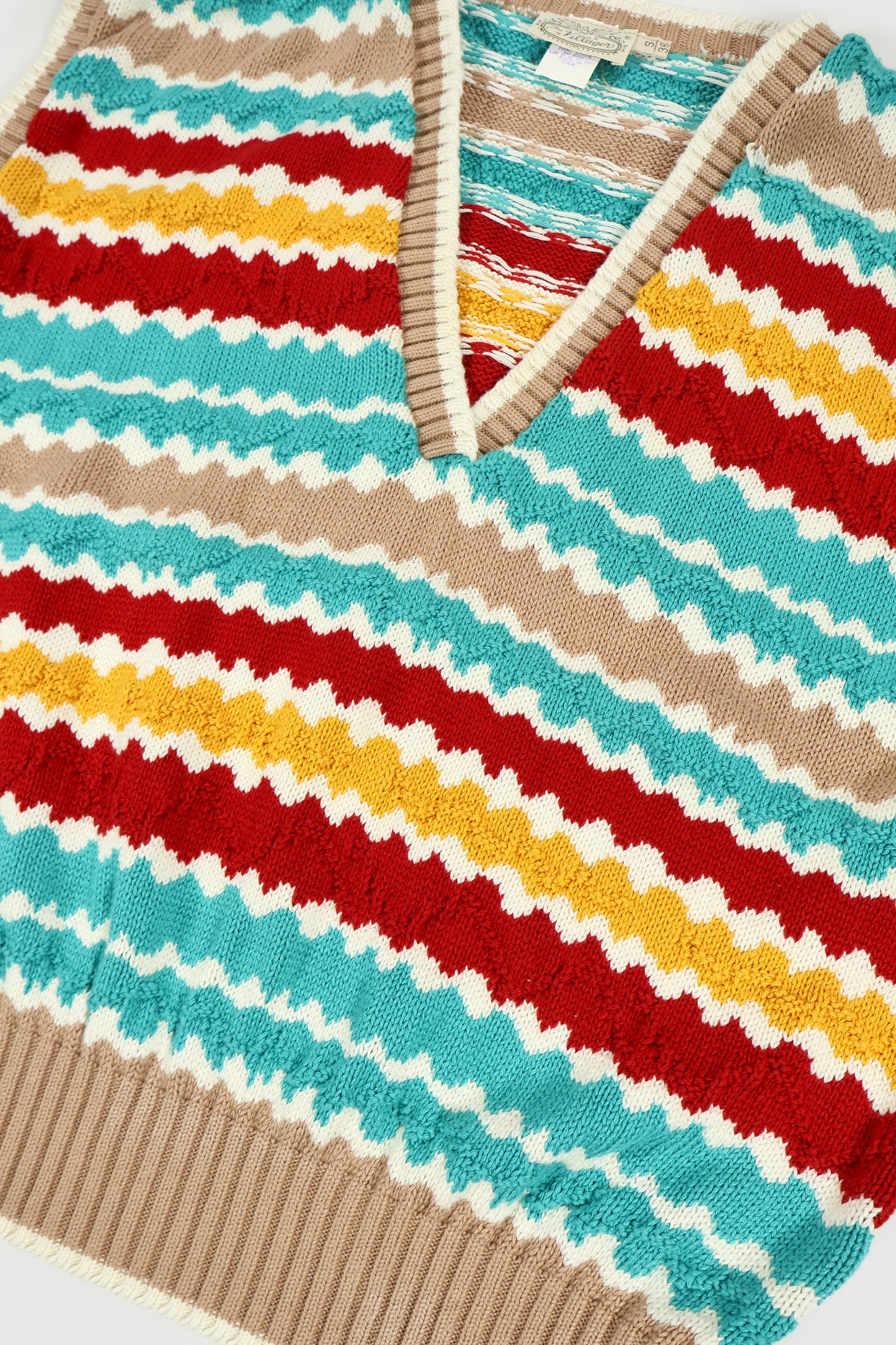 Vintage Knit Sweater Vest Image 3