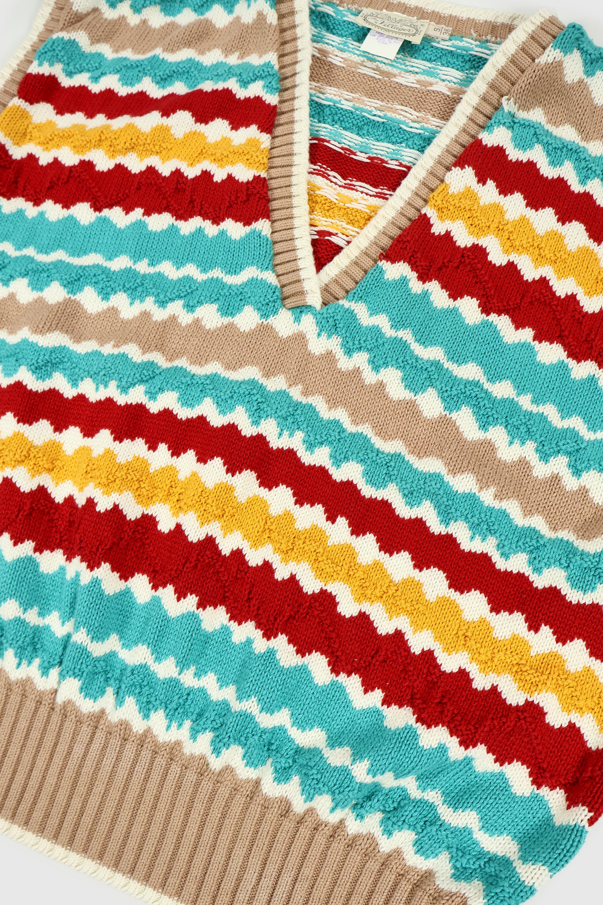 Vintage Knit Sweater Vest Image 3