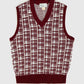 Vintage V-Neck Sweater Vest Image 0