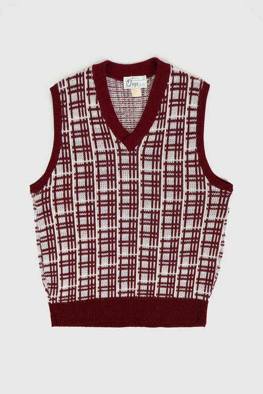 Vintage V-Neck Sweater Vest Image 0