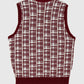 Vintage V-Neck Sweater Vest Image 4