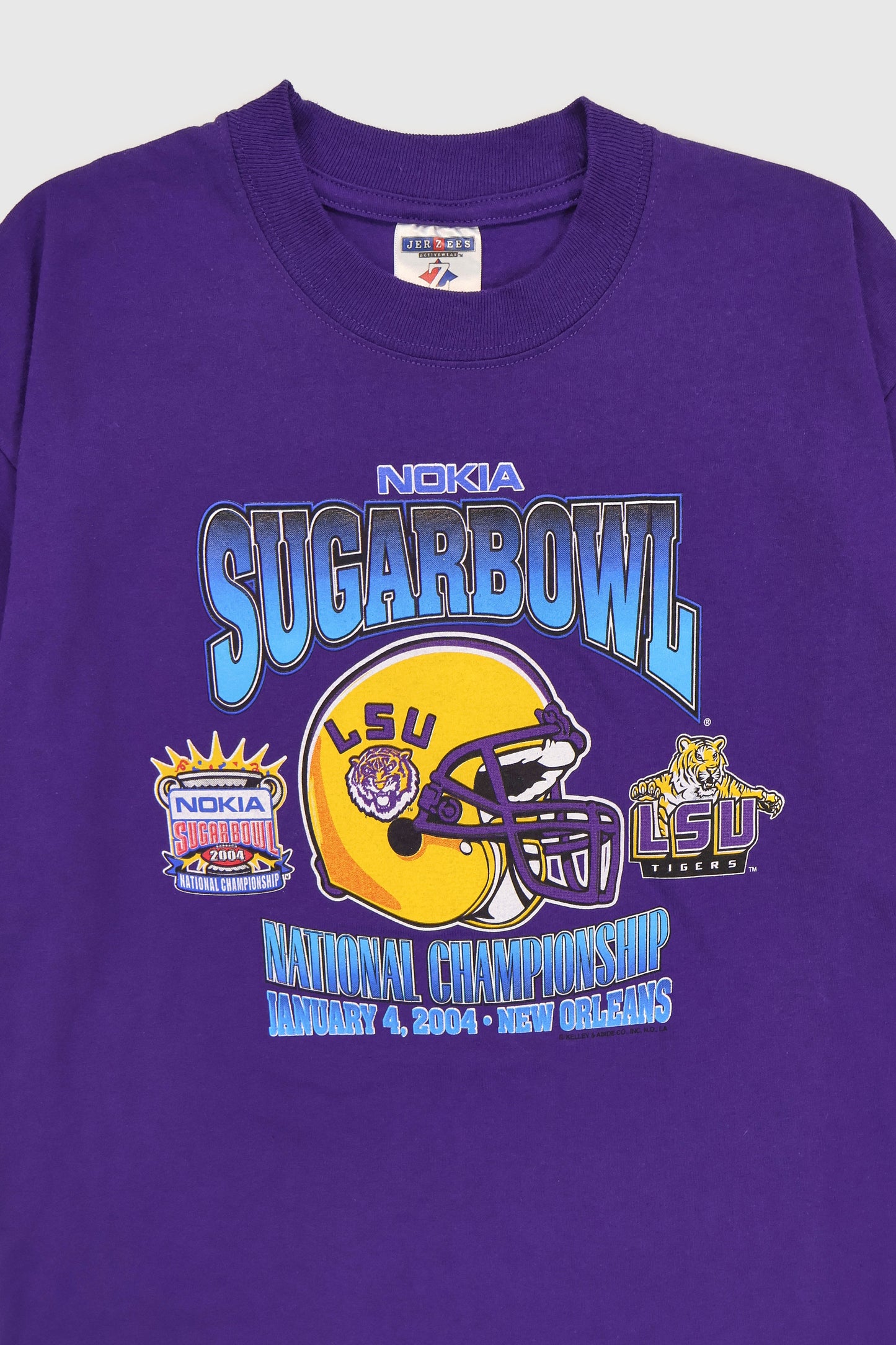 Vintage LSU 2004 Nokia Sugar Bowl Championship Tee Image 2