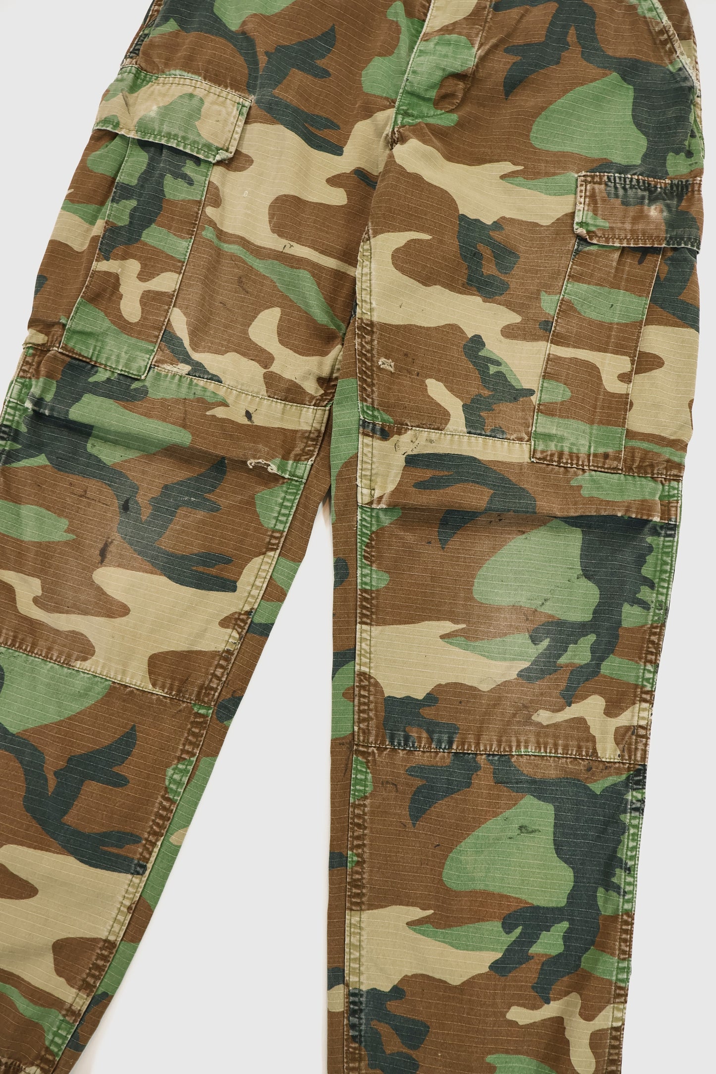 Vintage Distressed Camo Pants Image 2