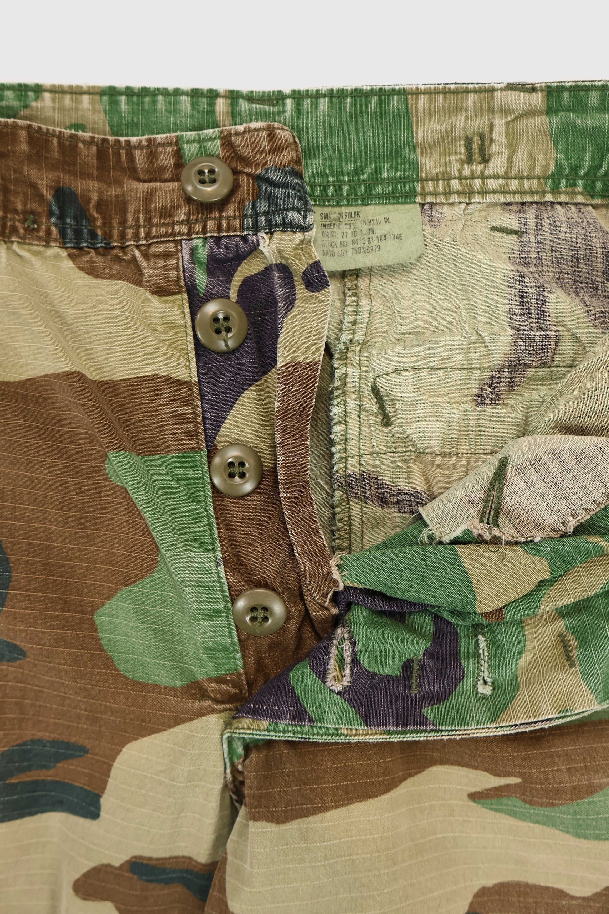 Vintage Distressed Camo Pants Image 3
