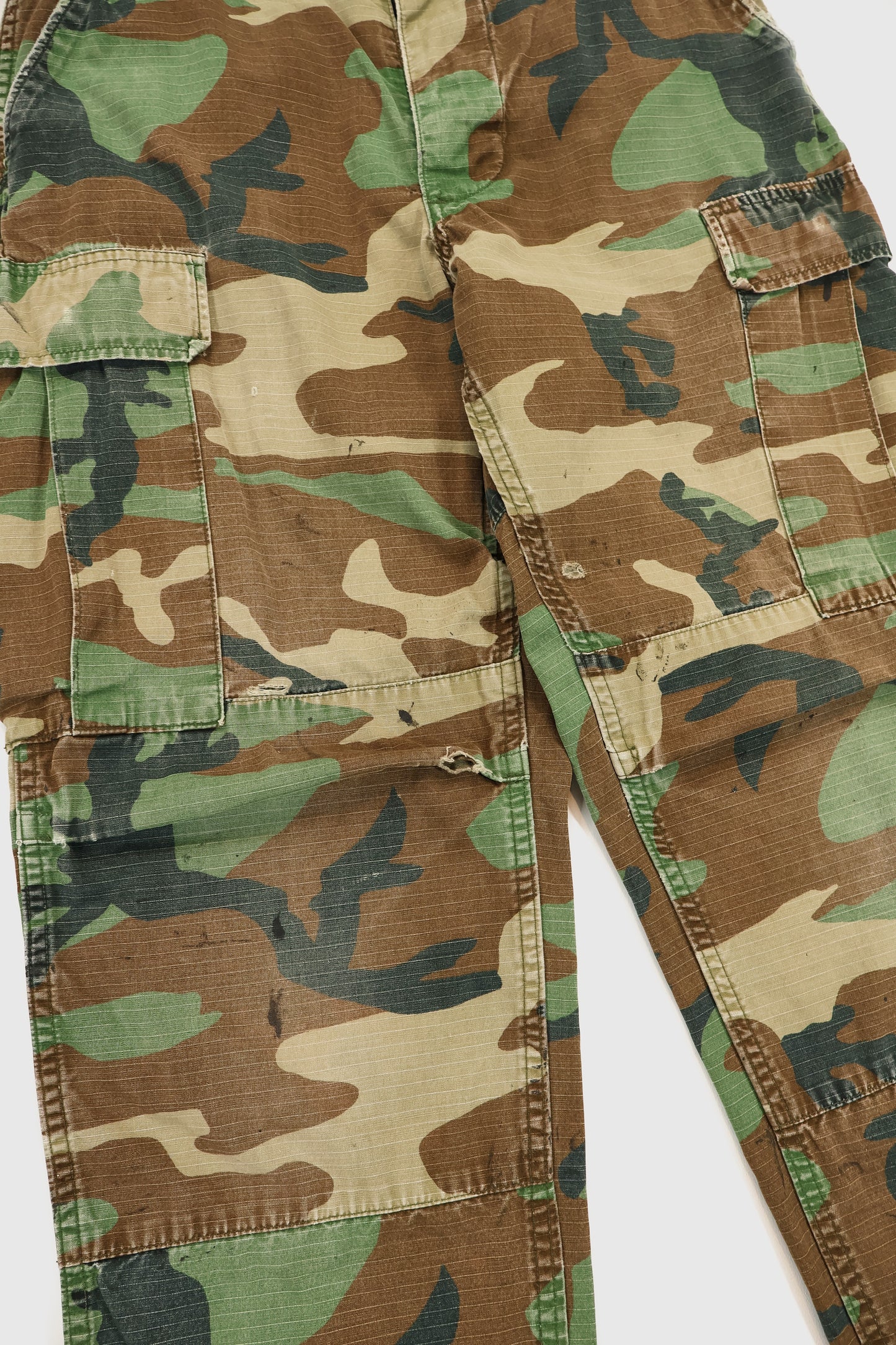 Vintage Distressed Camo Pants Image 4