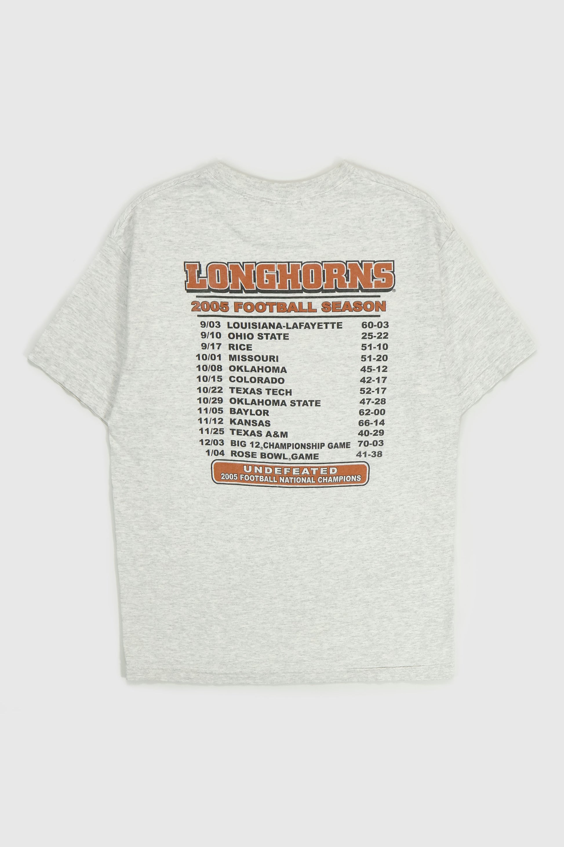 Vintage Texas Longhorns 2005 National Champions Tee Image 1