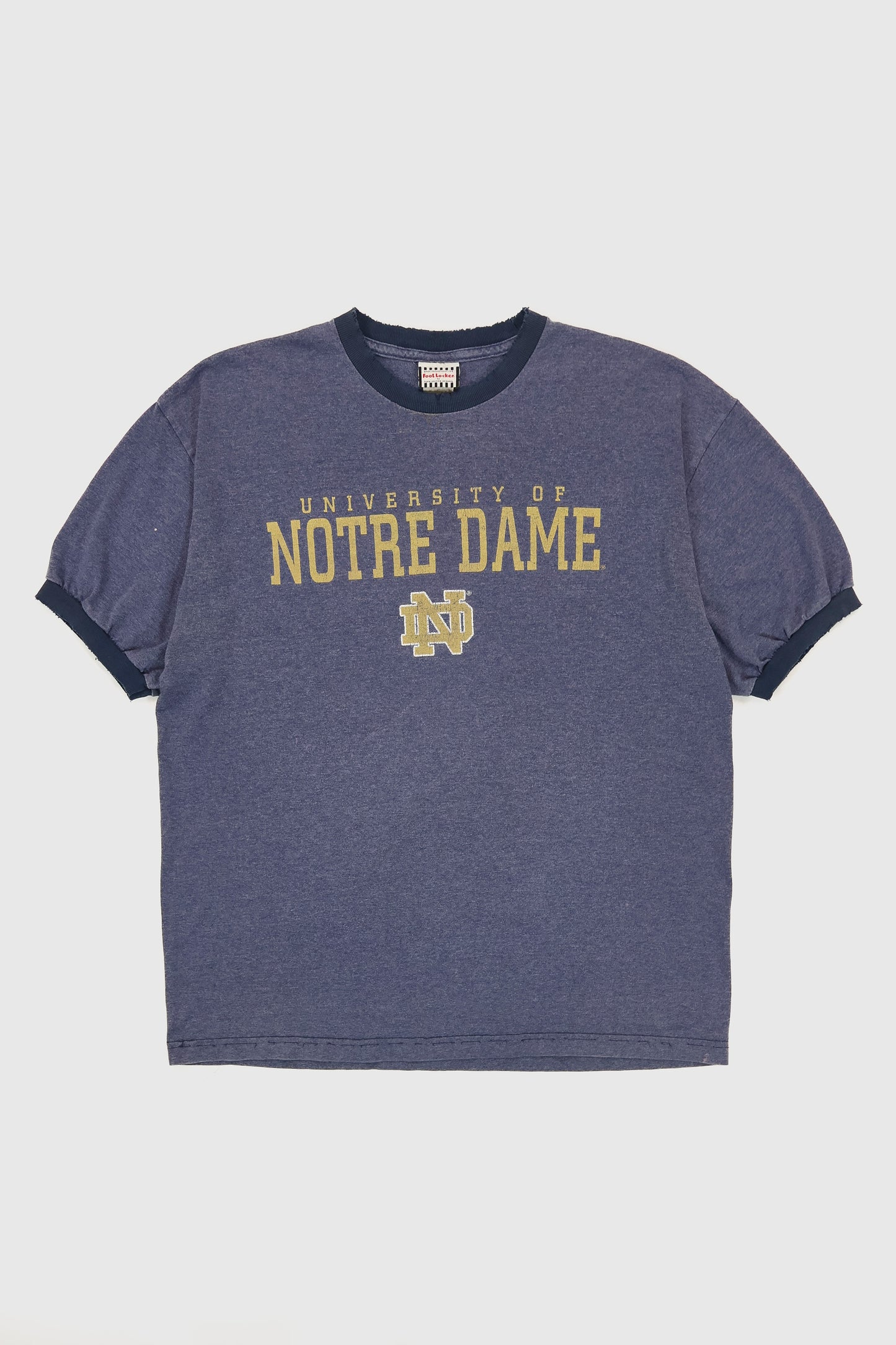 Vintage University of Notre Dame Ringer Tee Image 0