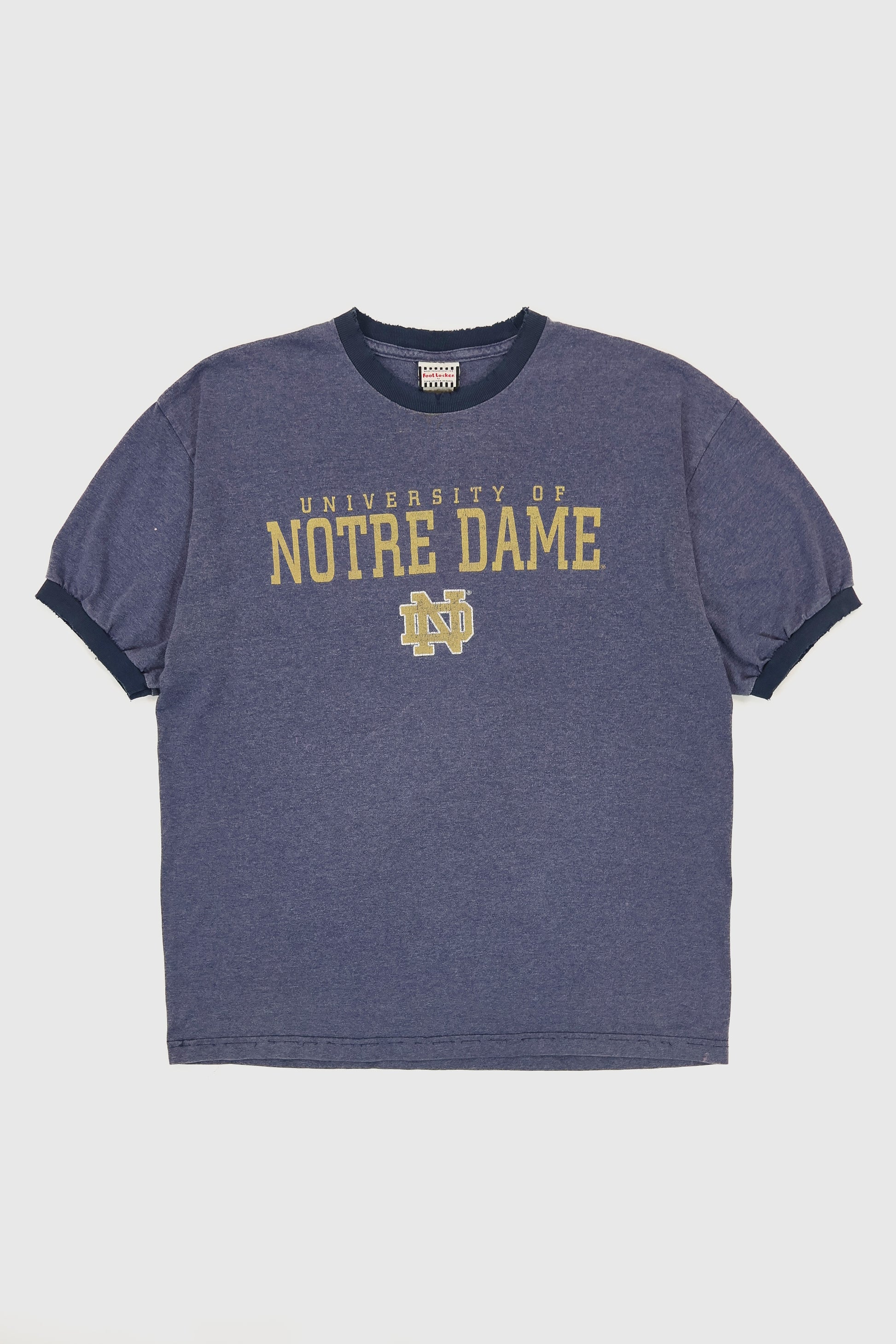 Vintage University of Notre Dame Ringer Tee Image 0