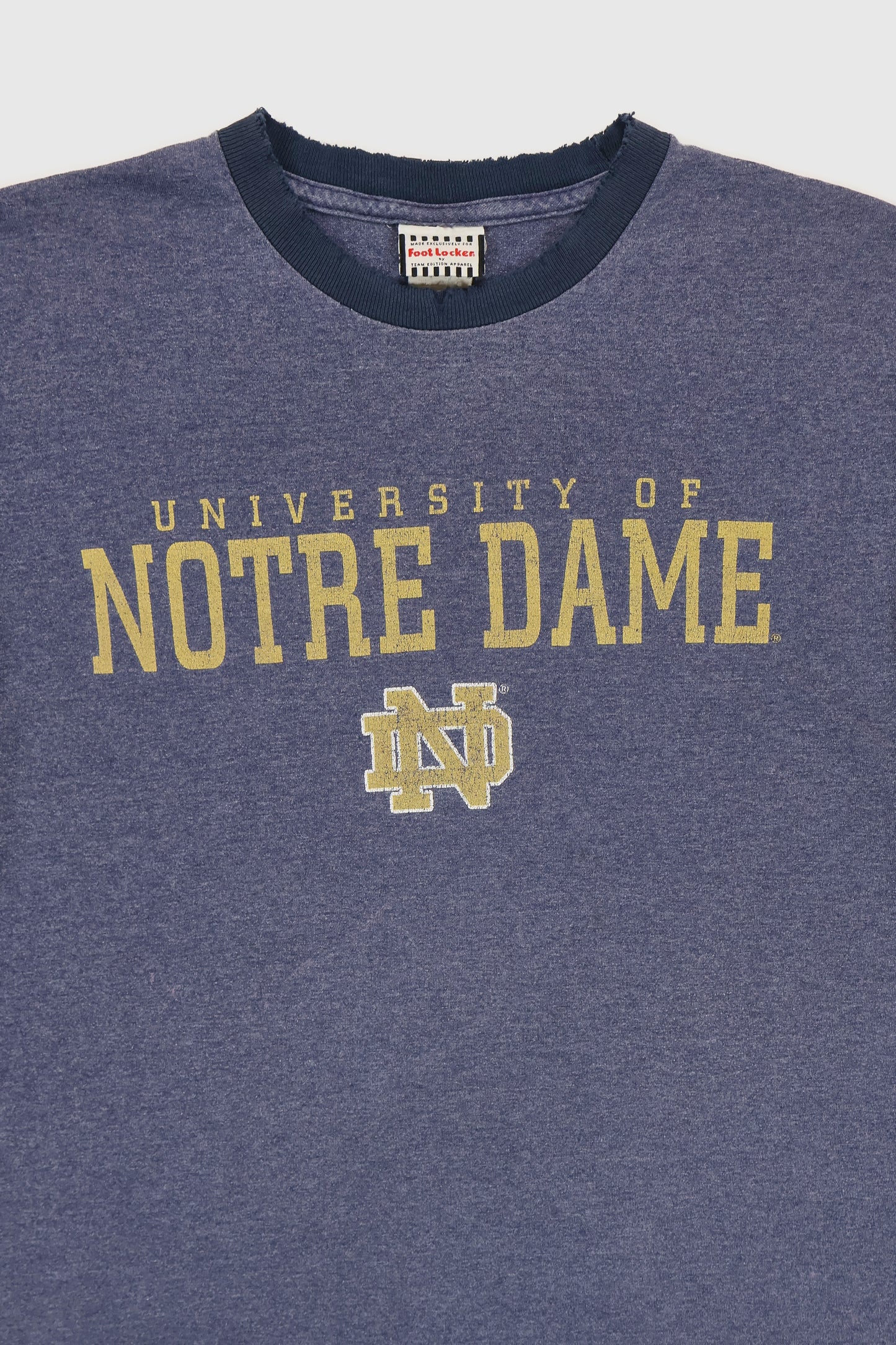 Vintage University of Notre Dame Ringer Tee Image 2