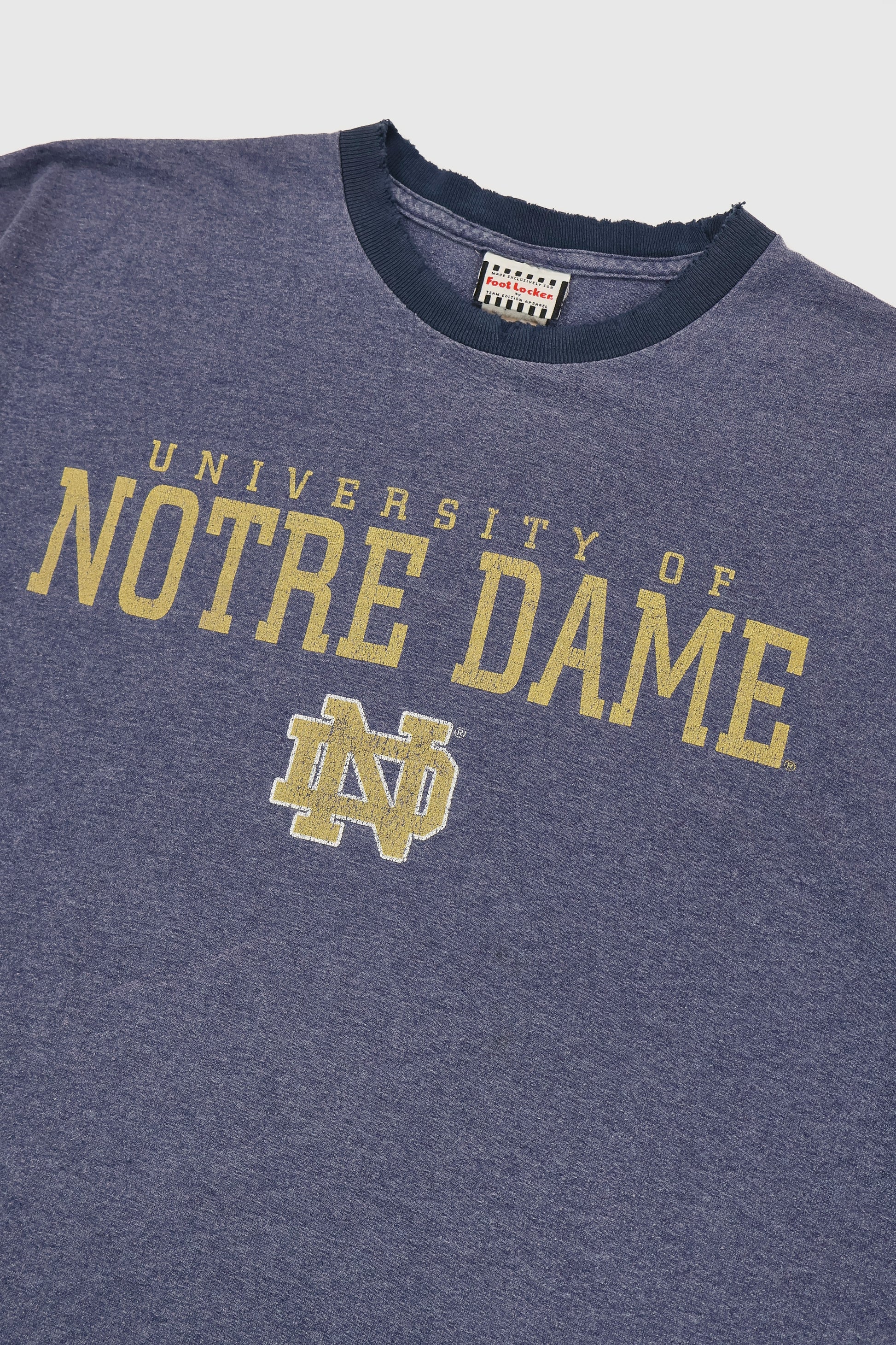 Vintage University of Notre Dame Ringer Tee Image 1