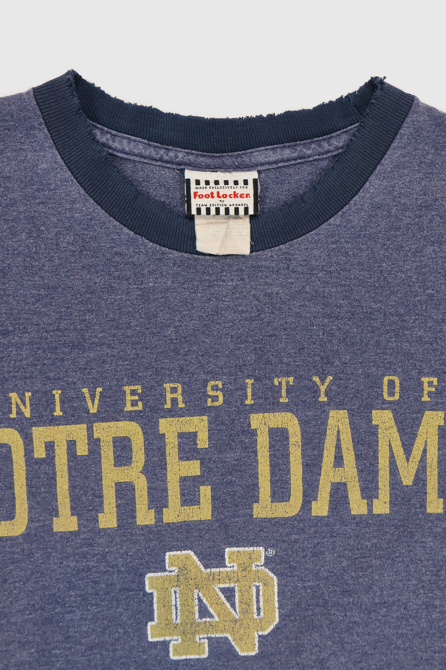 Vintage University of Notre Dame Ringer Tee Image 3