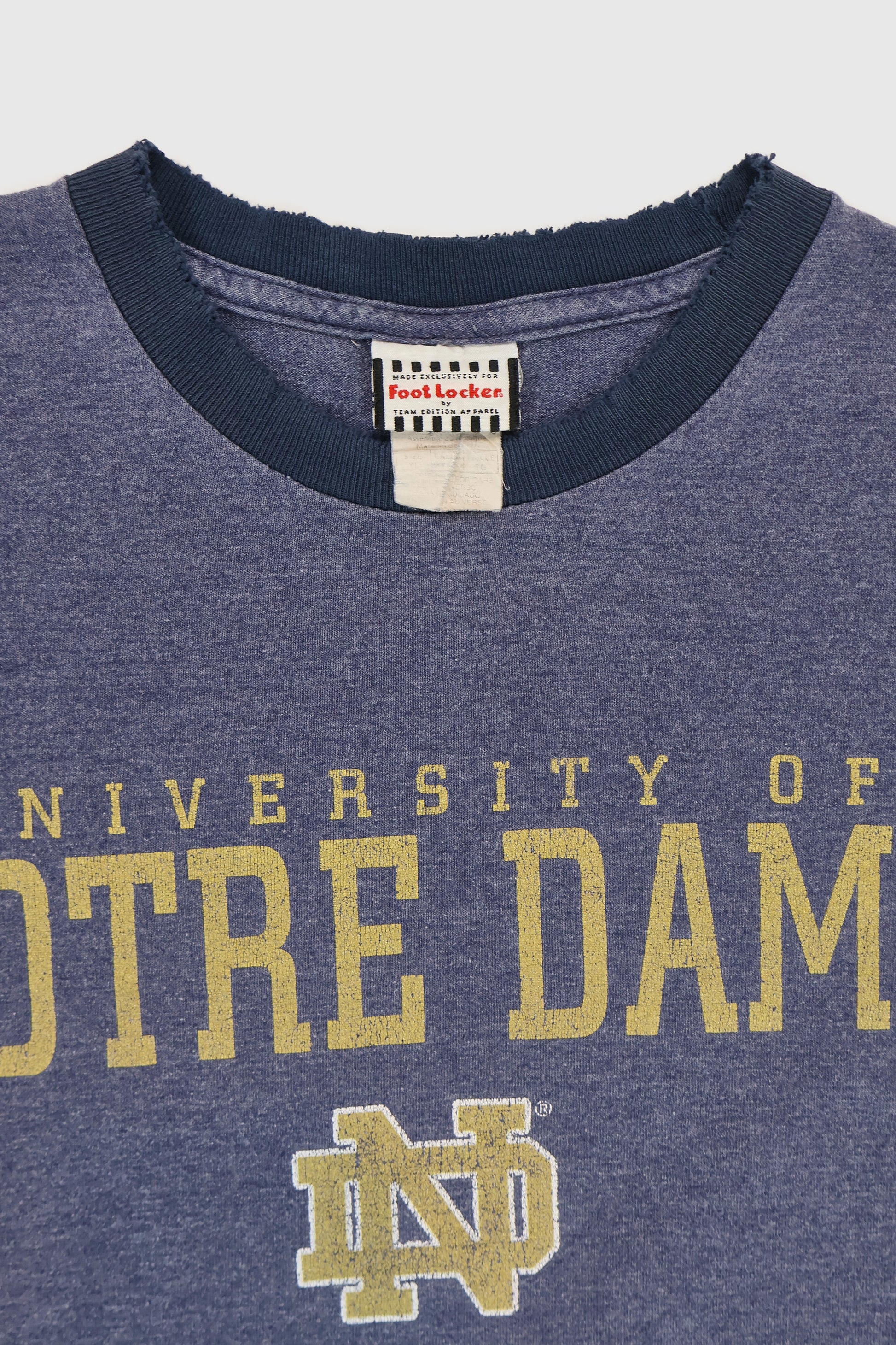 Vintage University of Notre Dame Ringer Tee Image 3
