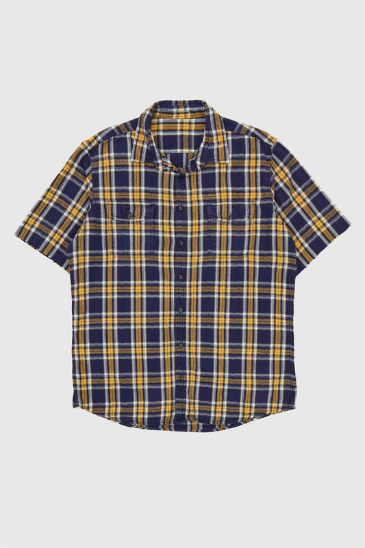 Vintage Short Sleeve Cut-Off Button-Down Shirt Image 0