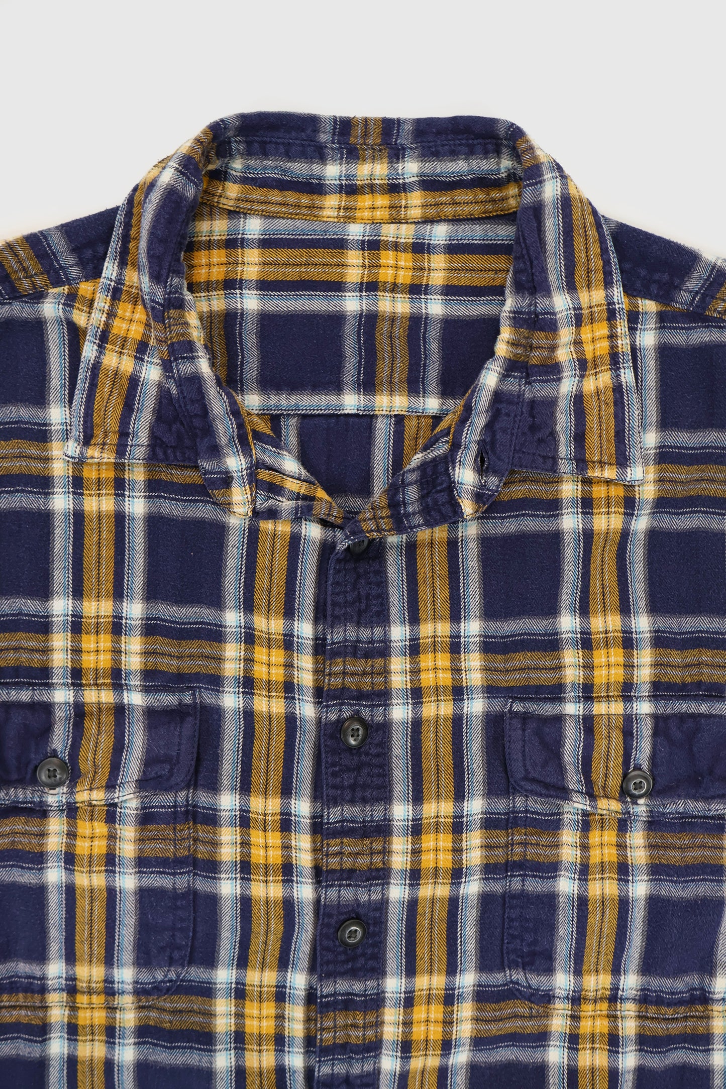 Vintage Short Sleeve Cut-Off Button-Down Shirt Image 2