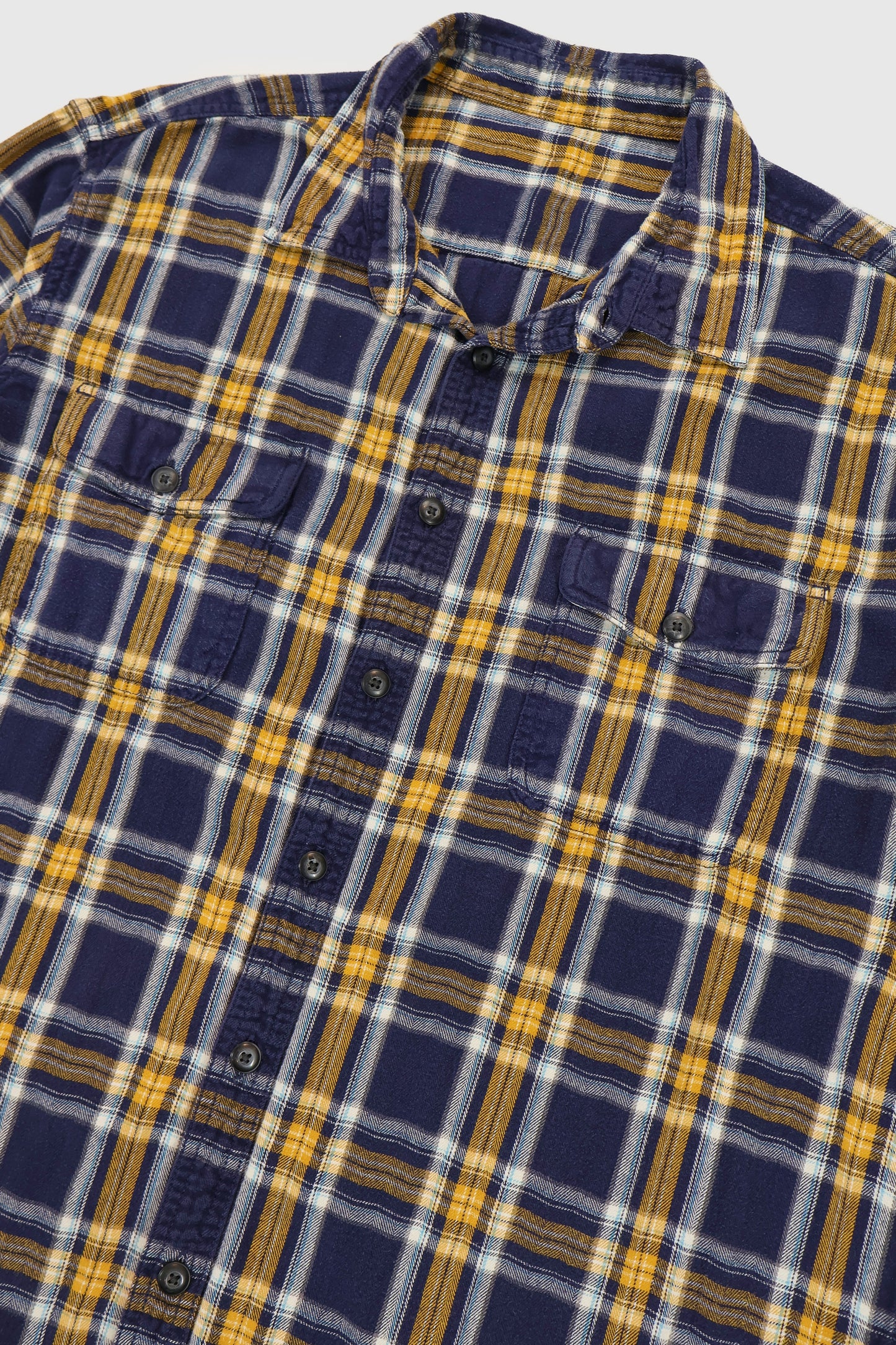 Vintage Short Sleeve Cut-Off Button-Down Shirt Image 1