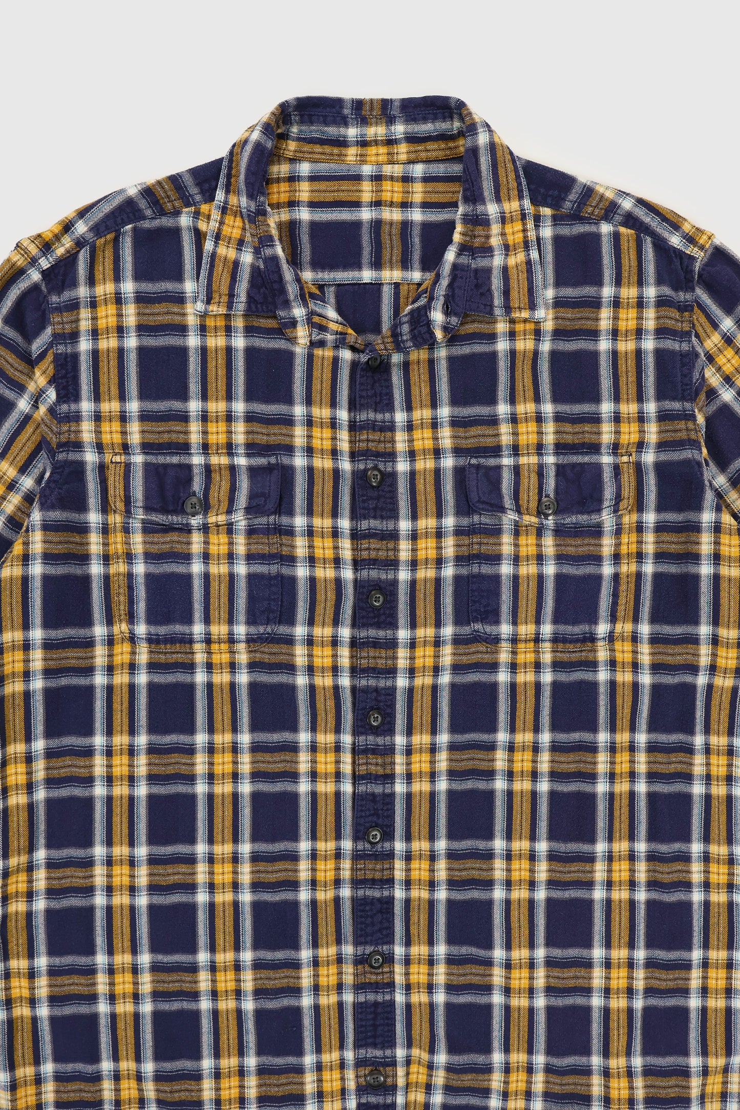 Vintage Short Sleeve Cut-Off Button-Down Shirt Image 4