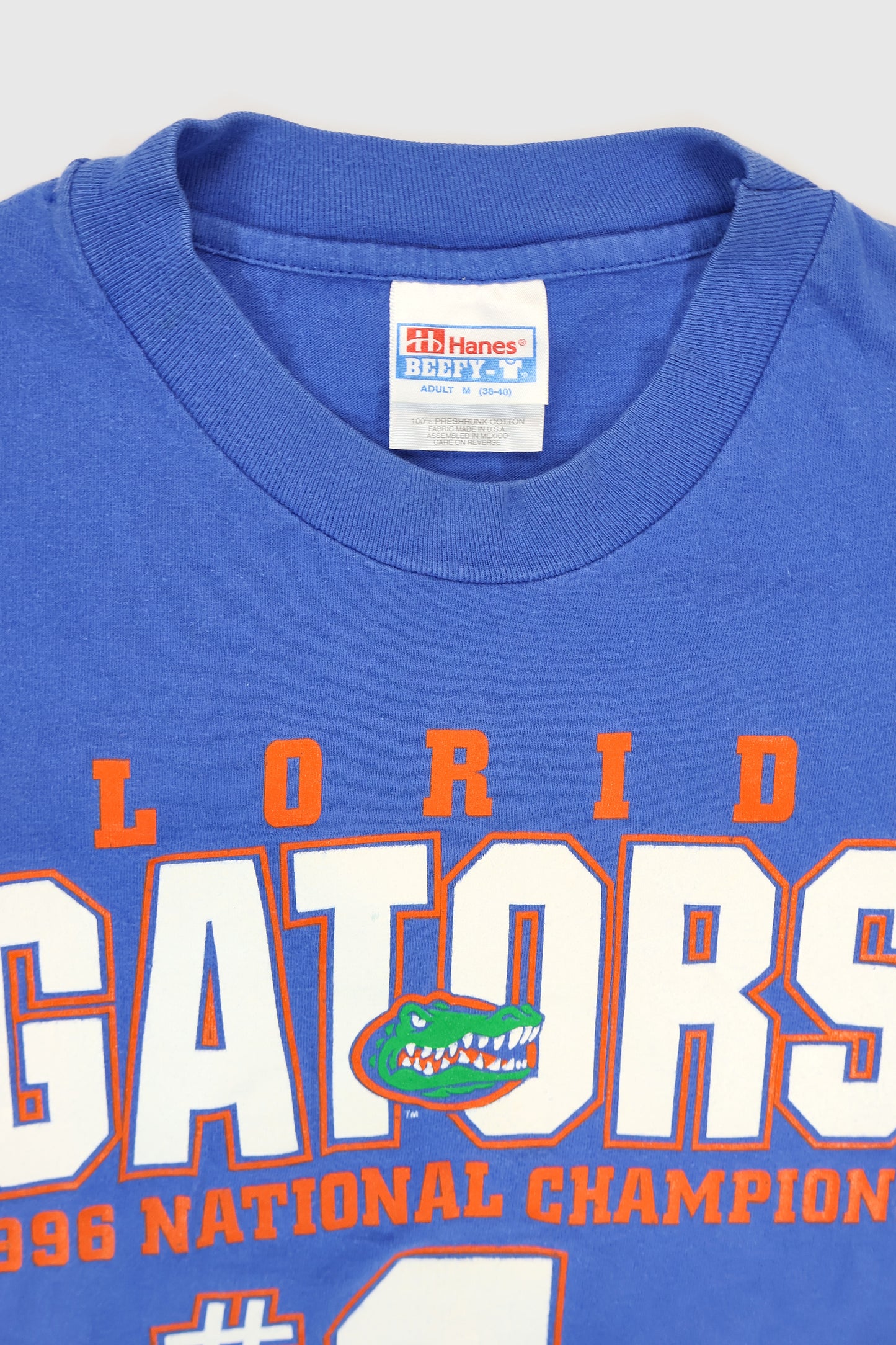 Vintage Florida Gators 1996 National Champions Tee Image 3