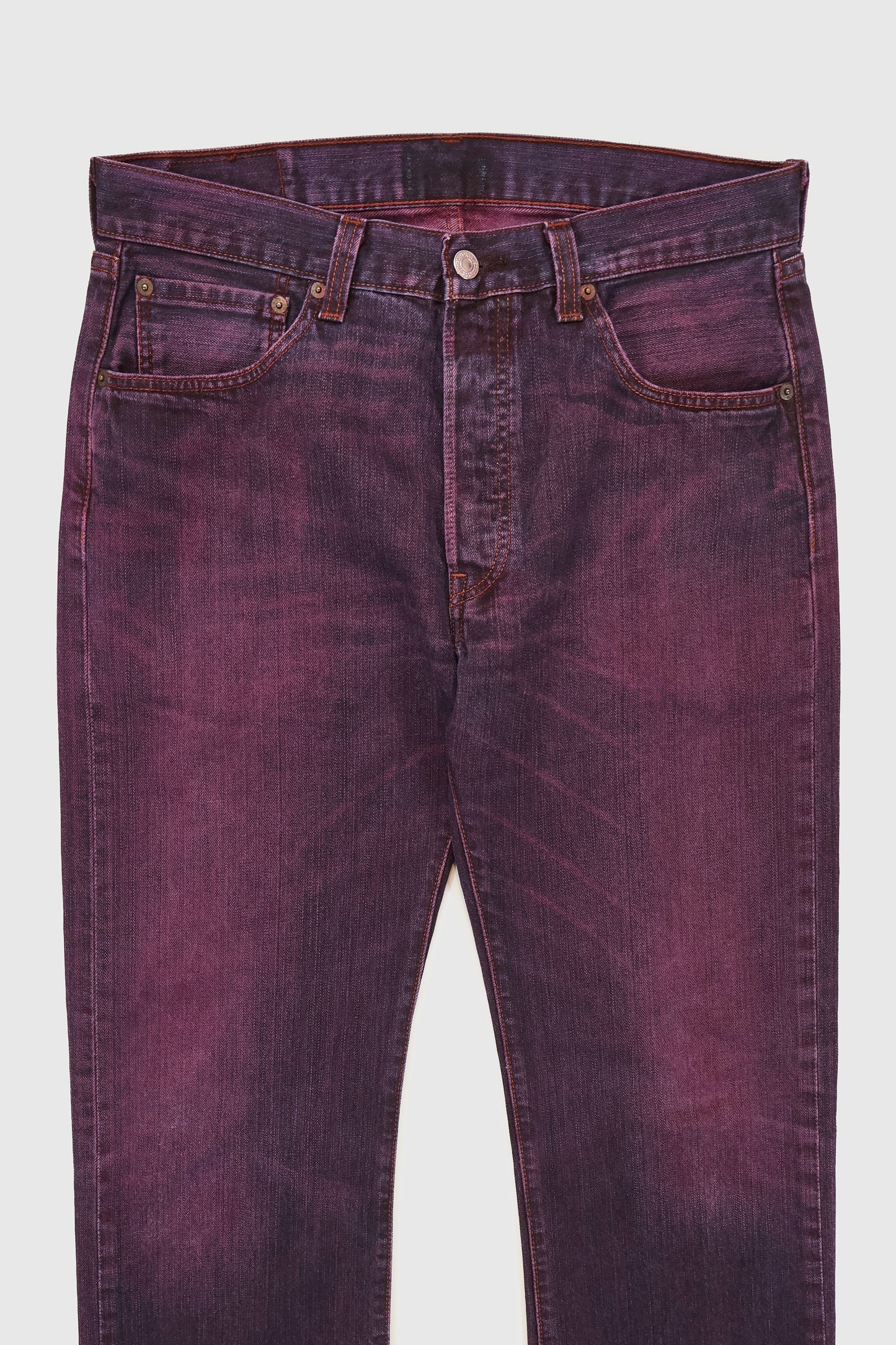 Vintage Levi's 501 Straight Fit Button-Fly Jeans Image 6