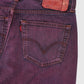 Vintage Levi's 501 Straight Fit Button-Fly Jeans Image 3