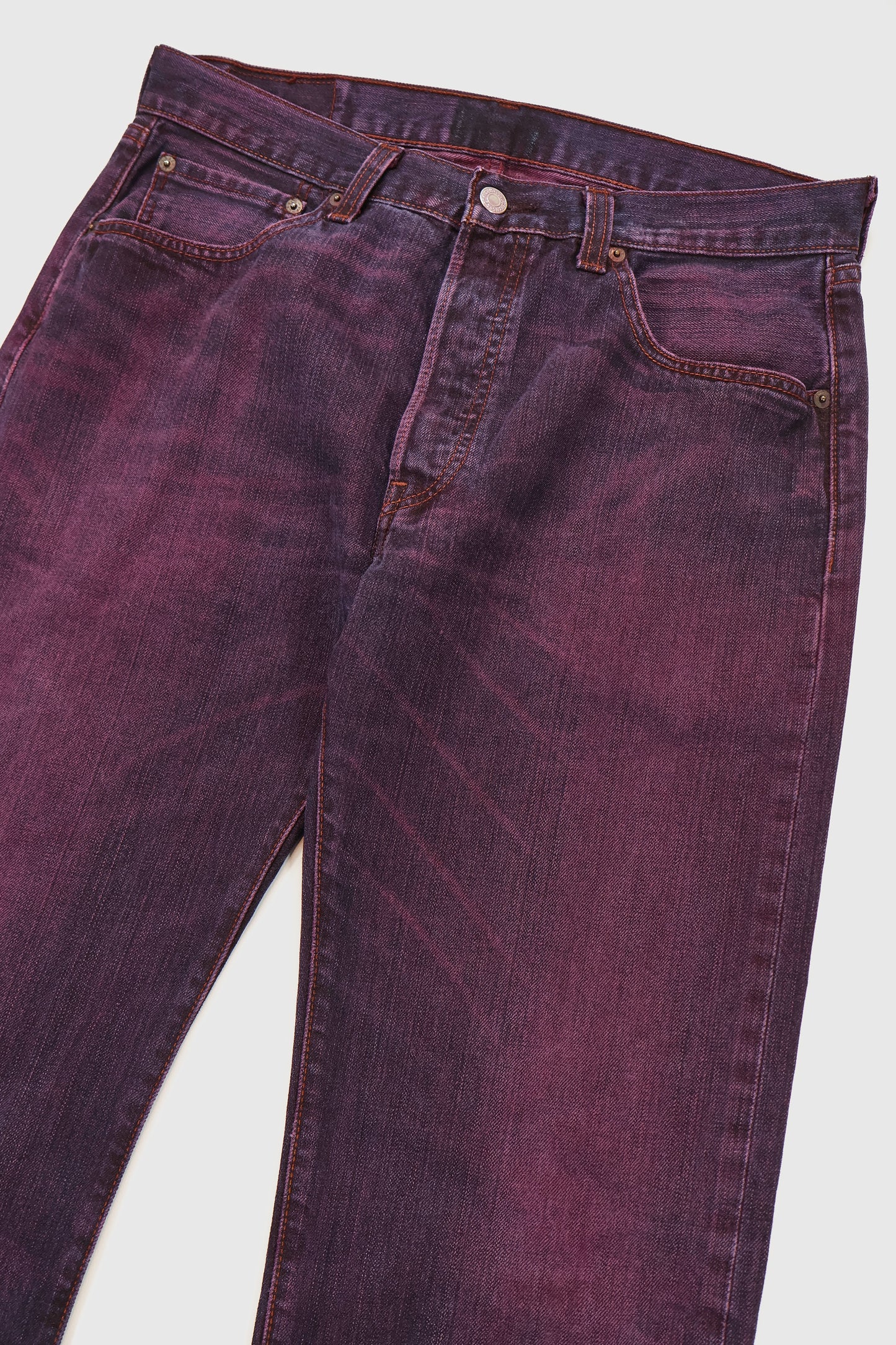 Vintage Levi's 501 Straight Fit Button-Fly Jeans Image 4