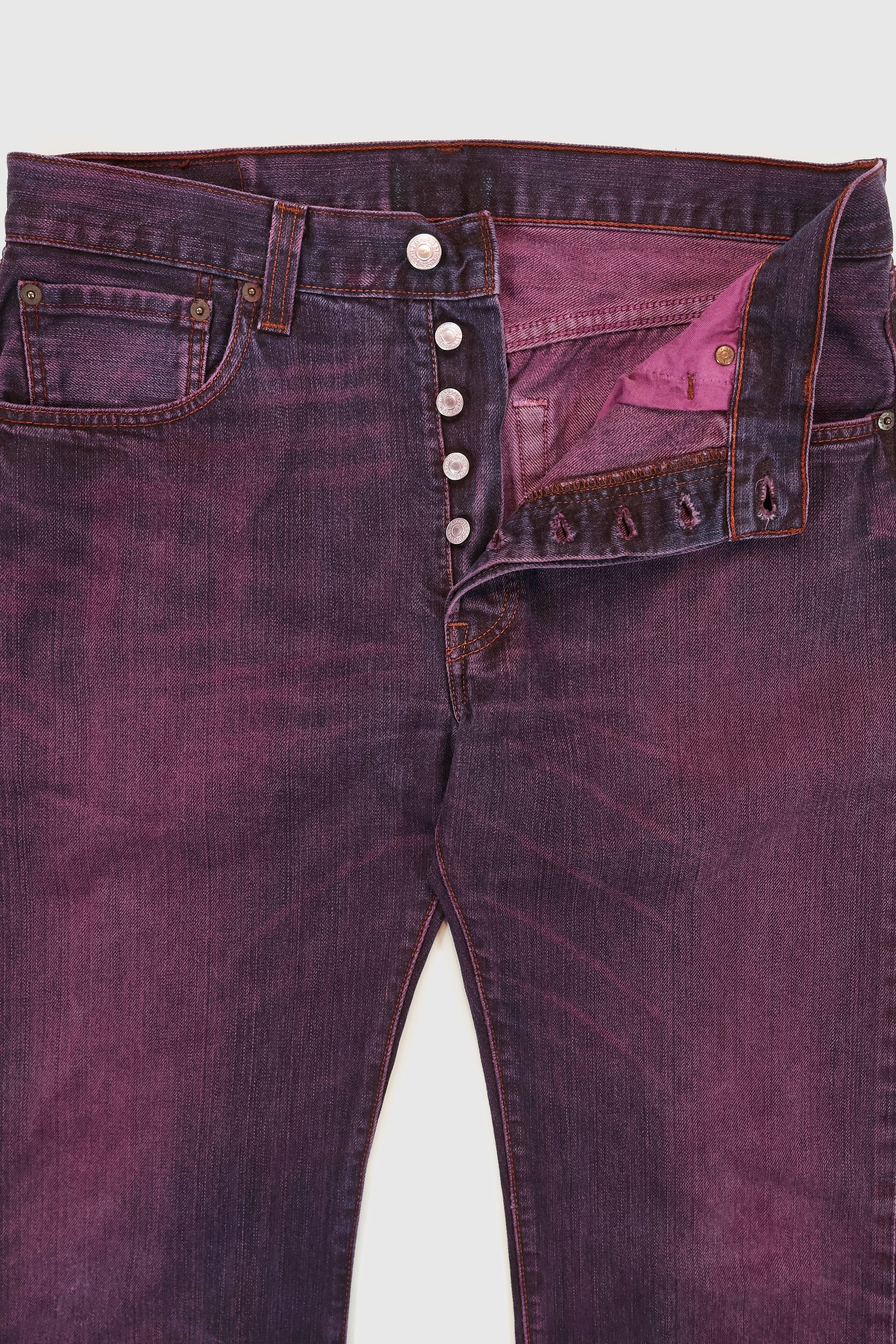 Vintage Levi's 501 Straight Fit Button-Fly Jeans Image 2