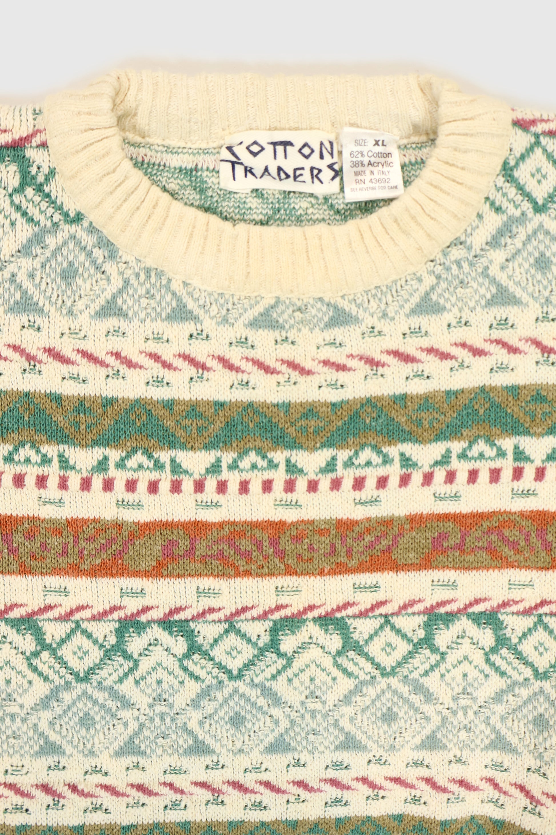 Vintage Pattern Sweater Image 3