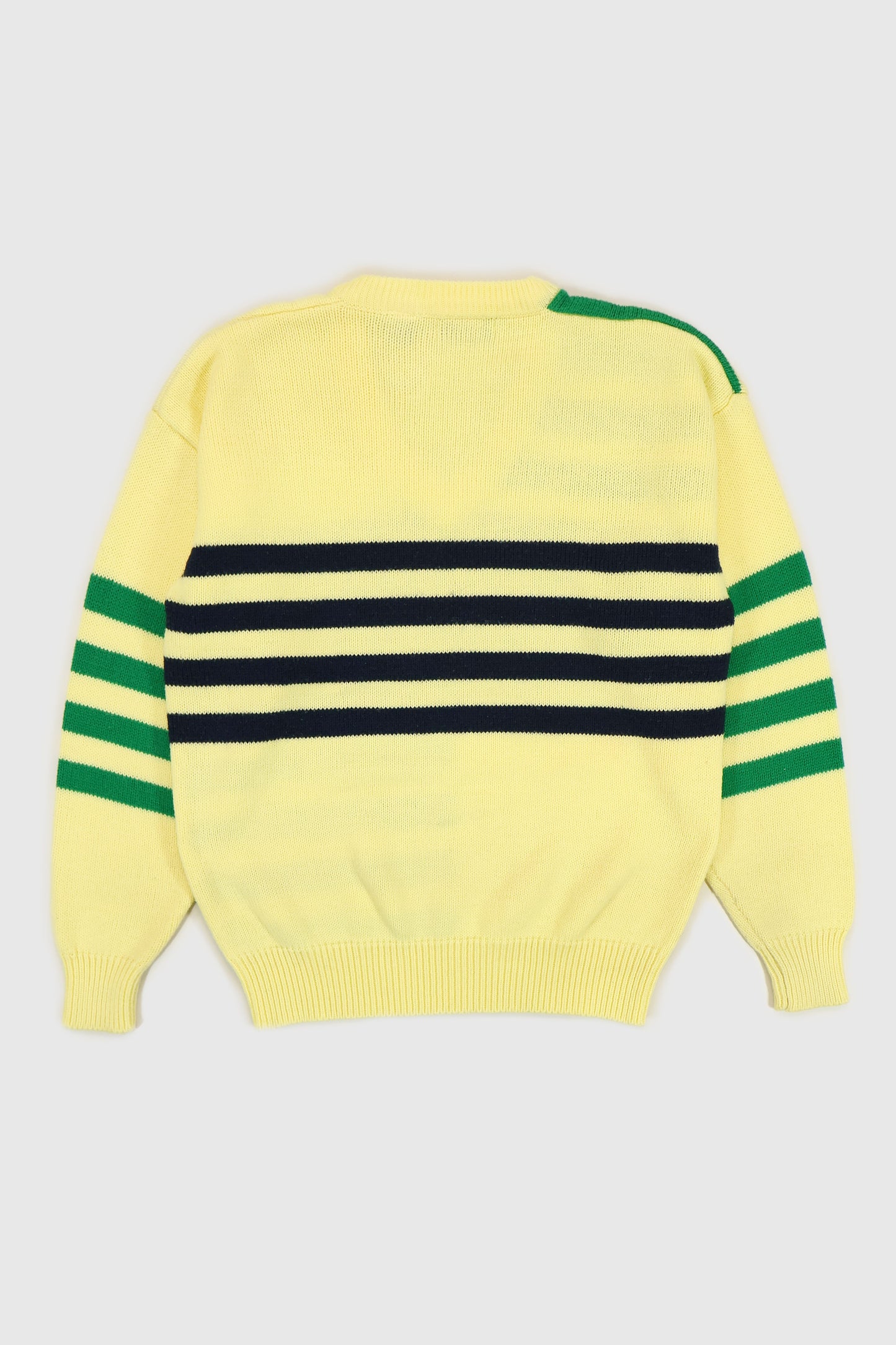 Vintage Striped V-Neck Sweater Image 1