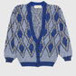 Vintage Argyle Pattern Cardigan Image 0