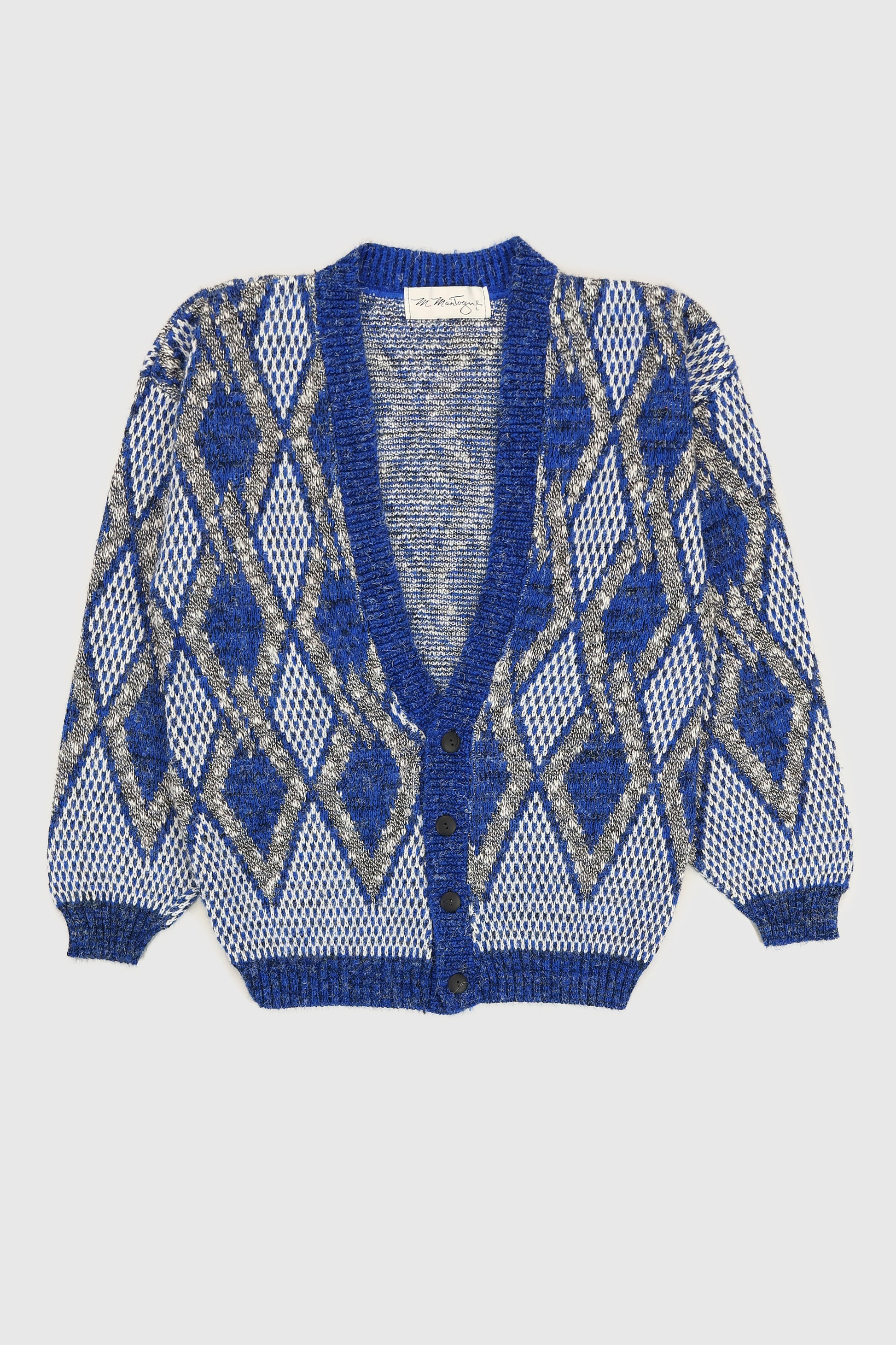 Vintage Argyle Pattern Cardigan Image 0