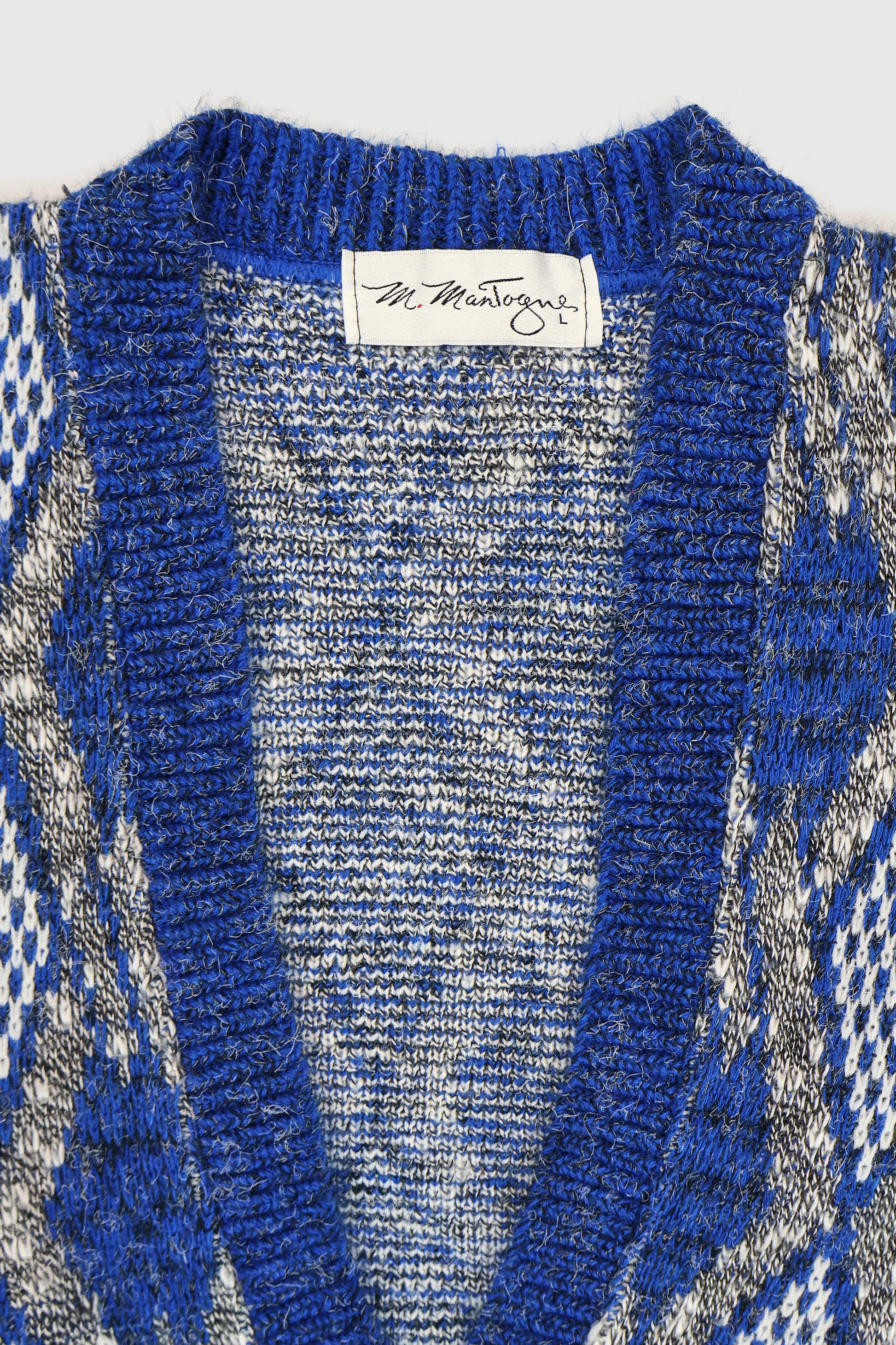 Vintage Argyle Pattern Cardigan Image 4