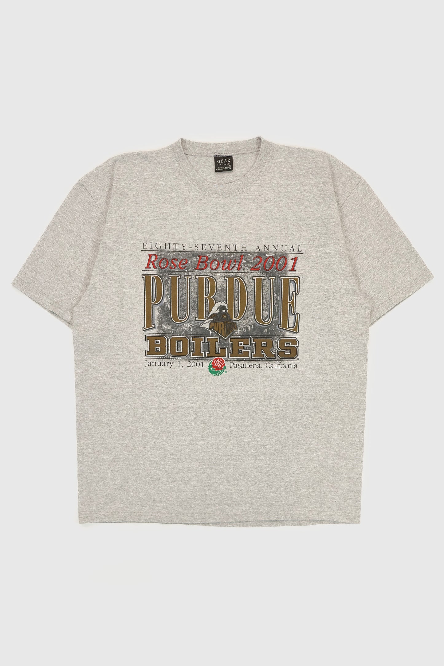 Vintage Purdue 2001 Rose Bowl Tee Image 0