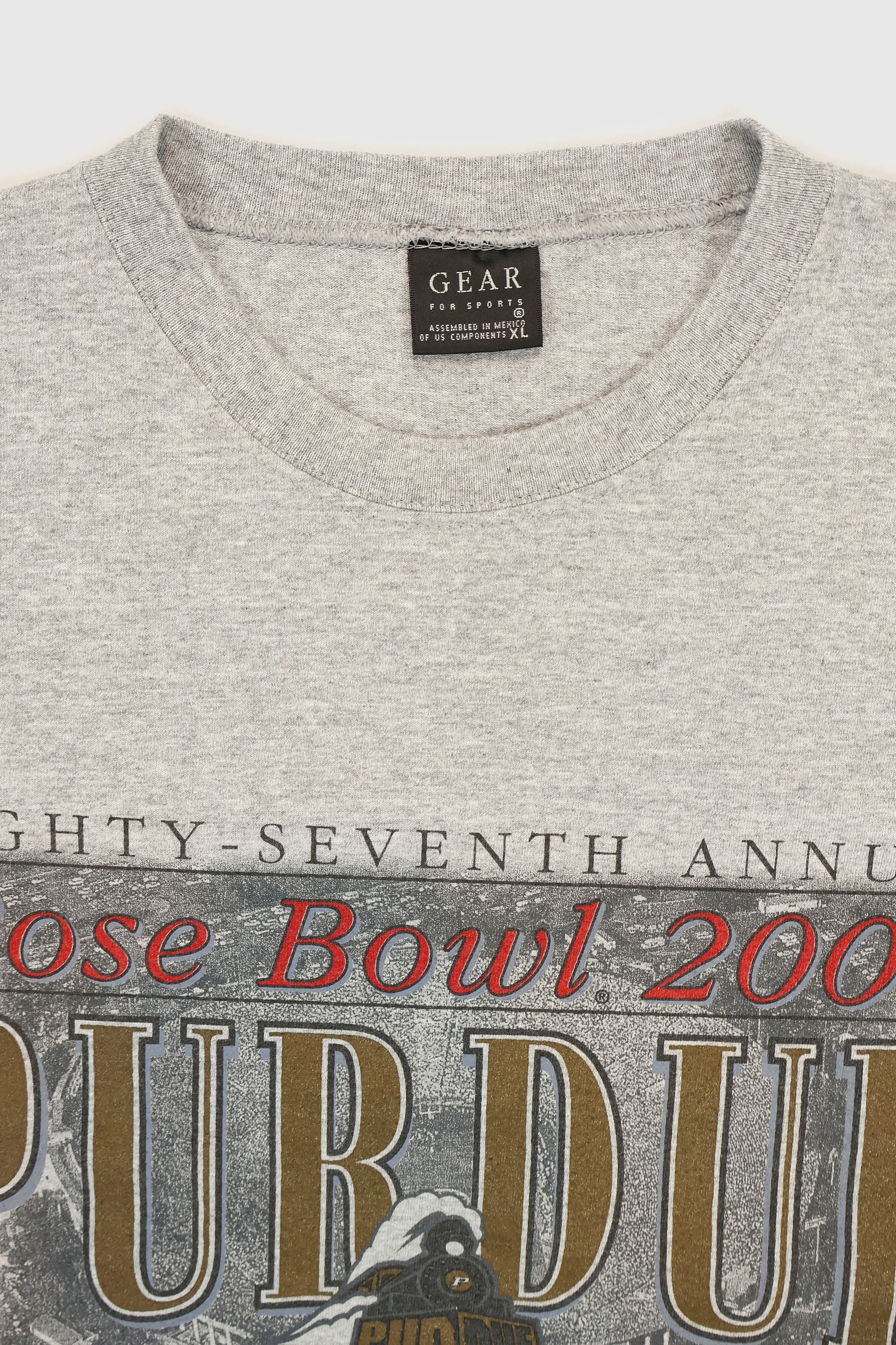 Vintage Purdue 2001 Rose Bowl Tee Image 3