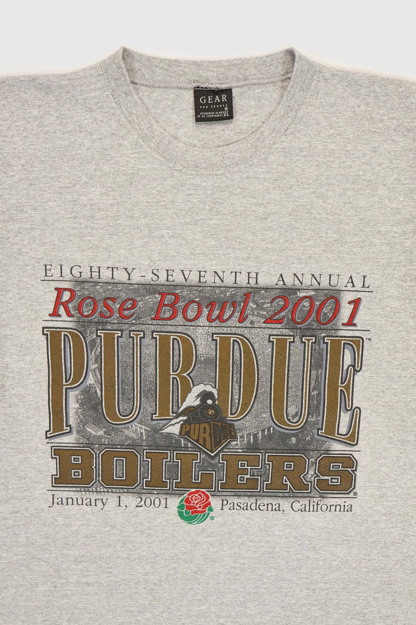 Vintage Purdue 2001 Rose Bowl Tee Image 2