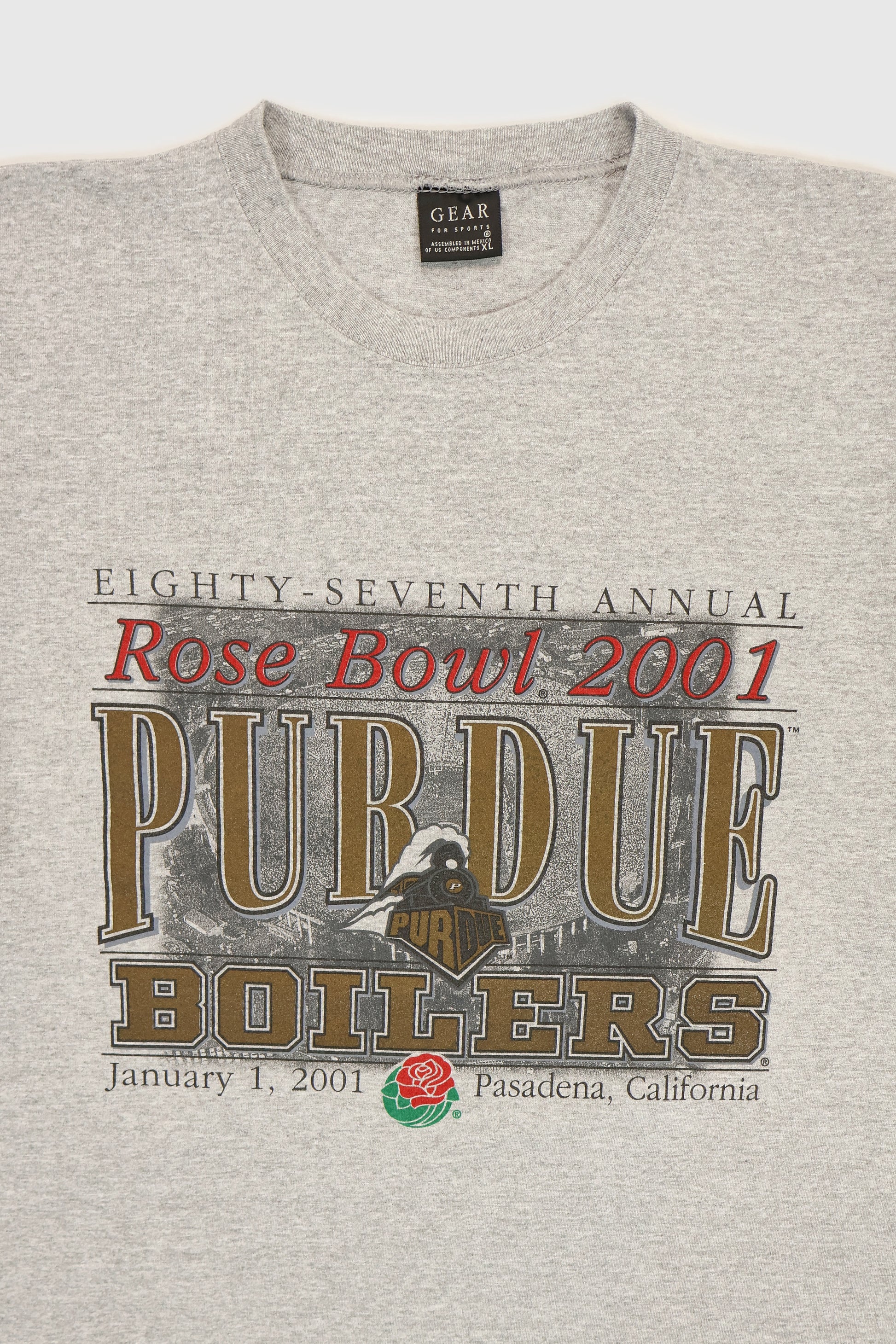 Vintage Purdue 2001 Rose Bowl Tee Image 2