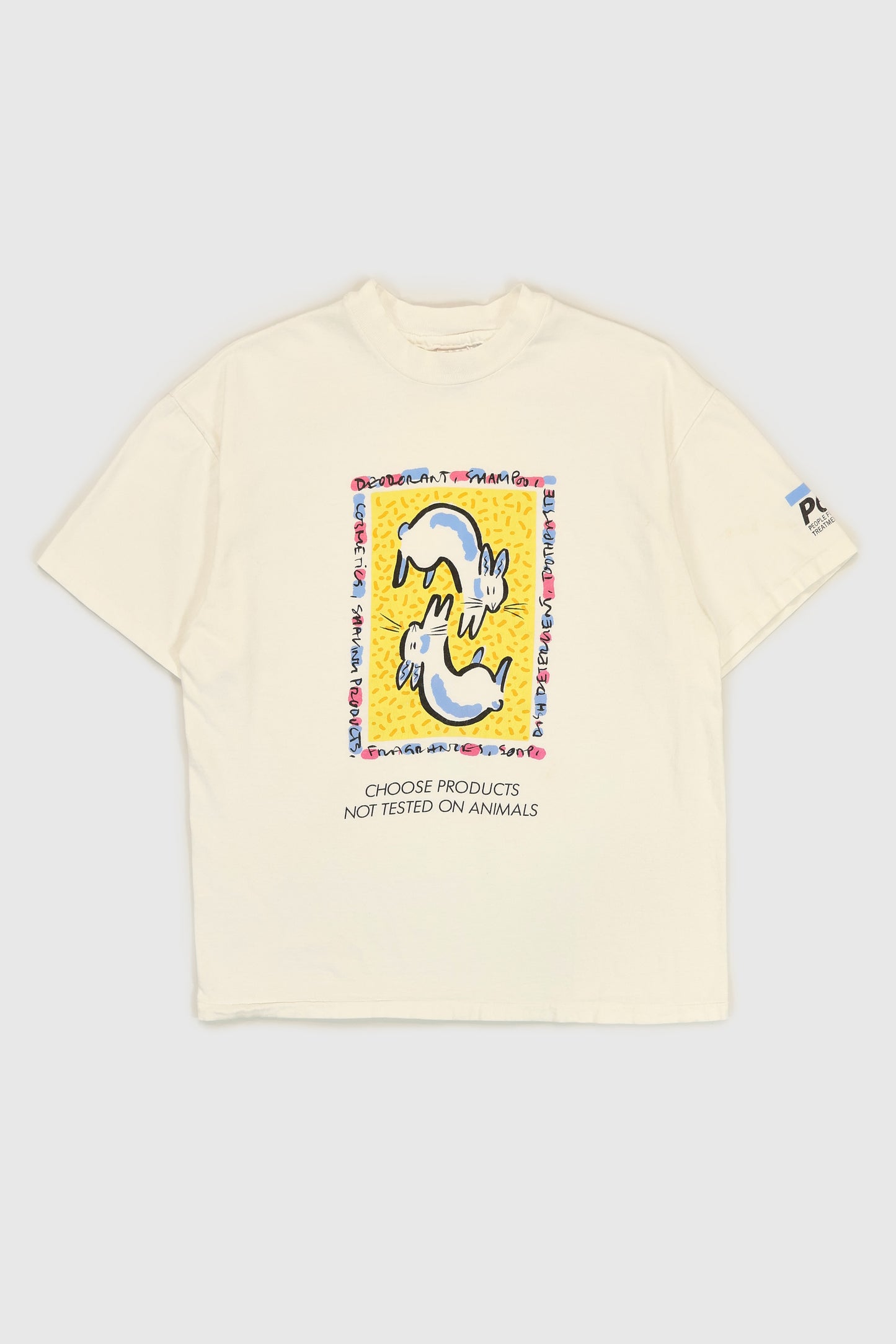 Vintage PETA Bunny Tee Image 0