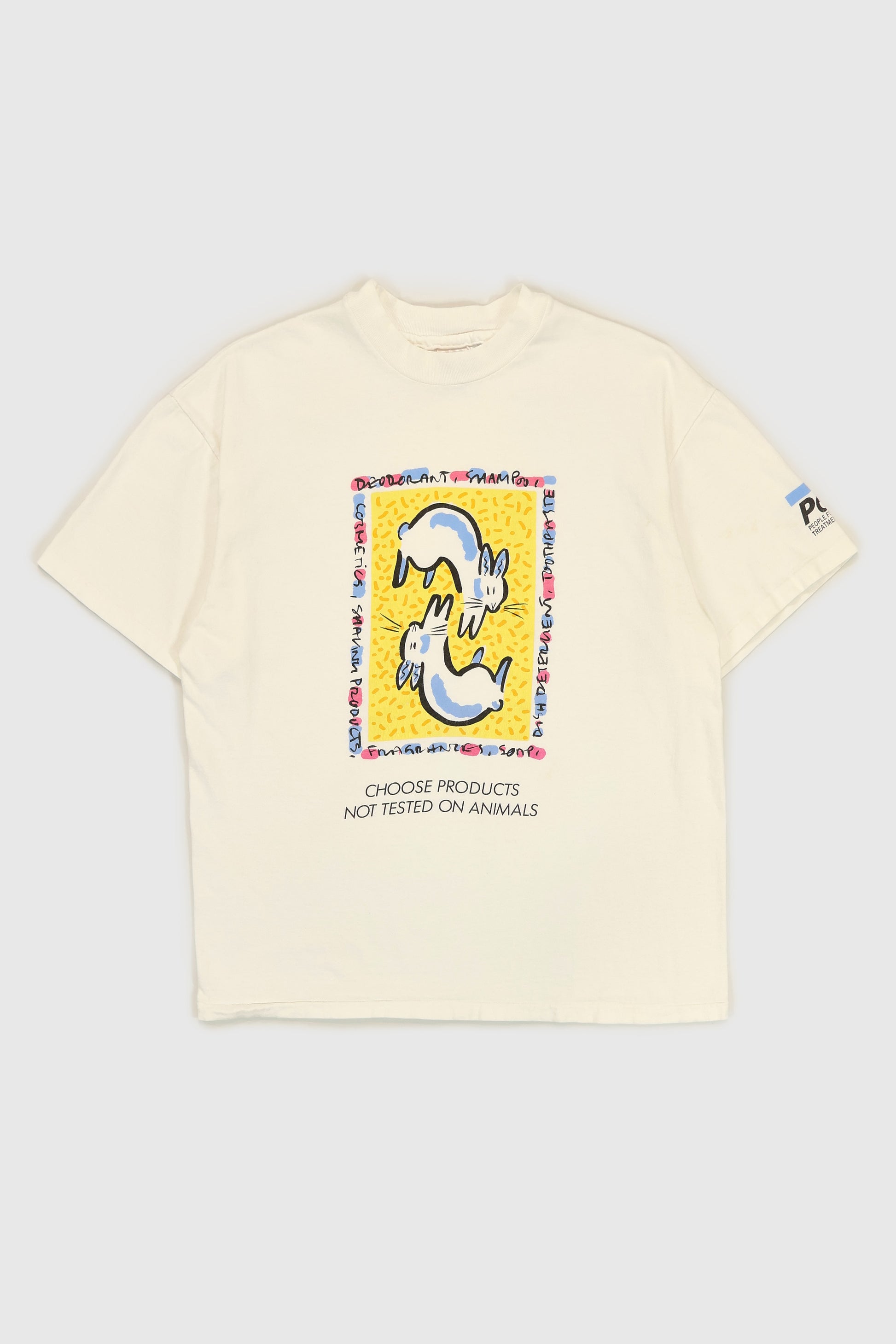Vintage PETA Bunny Tee Image 0