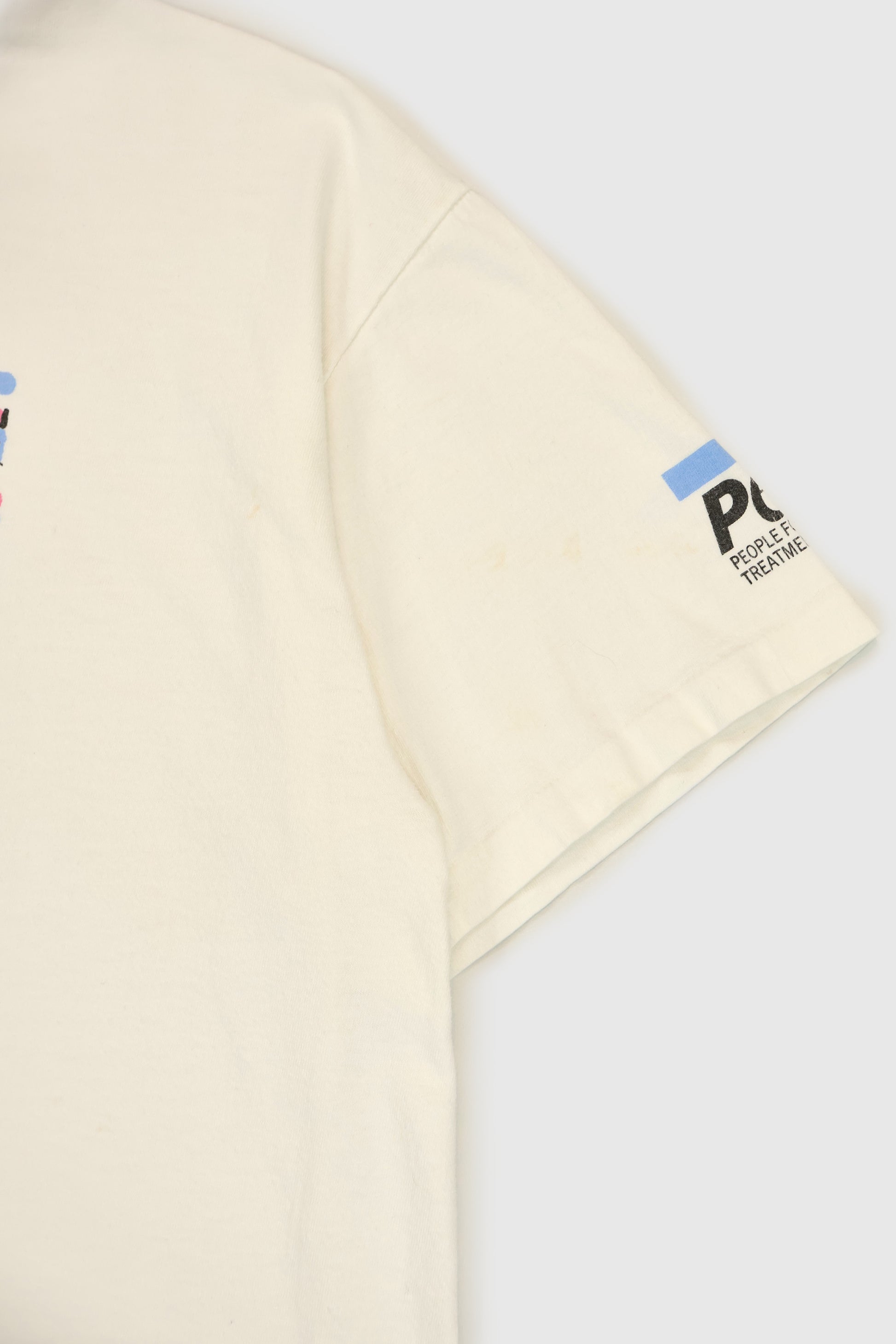 Vintage PETA Bunny Tee Image 6