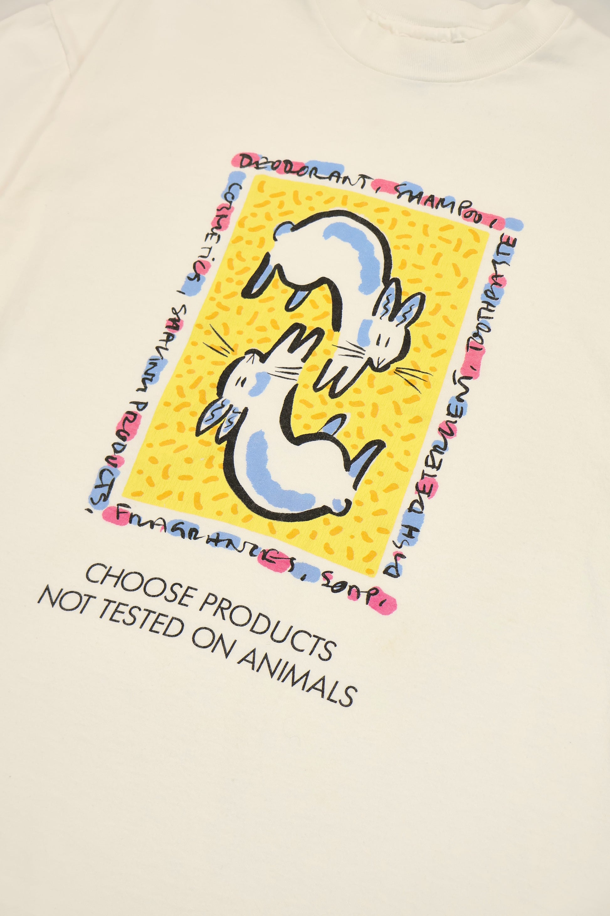 Vintage PETA Bunny Tee Image 1