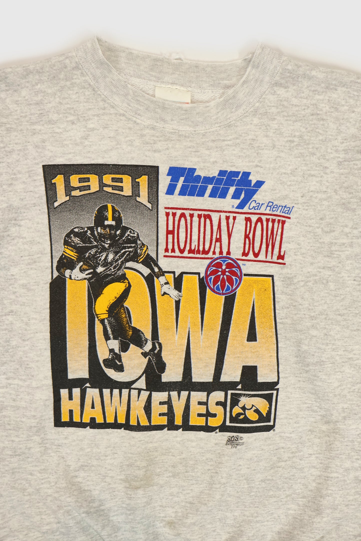 Vintage Iowa Hawkeye 1991 Holiday Bowl Crewneck Image 6