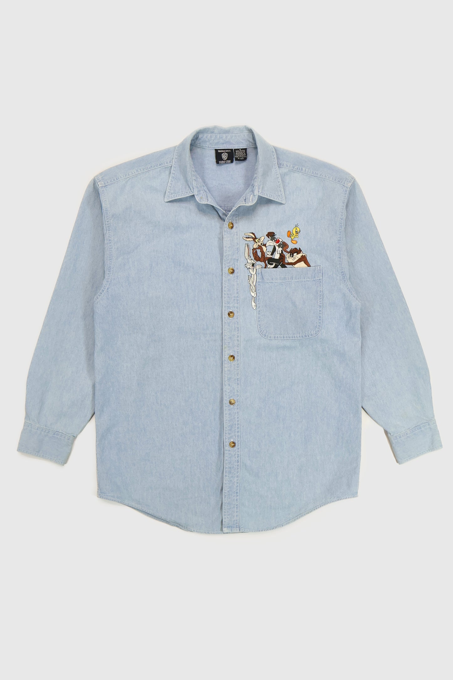 Vintage Looney Tunes Button-Down Shirt Image 0
