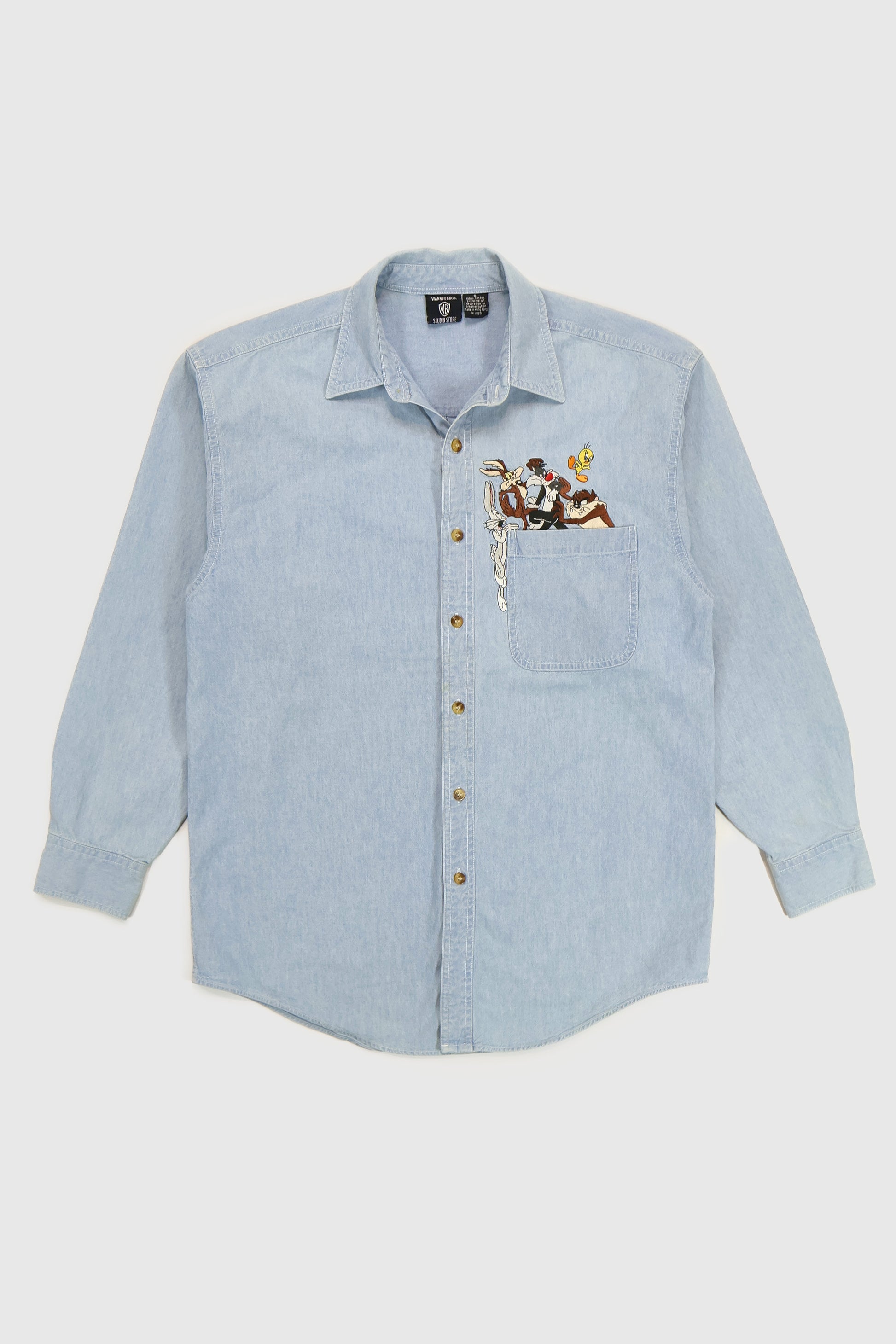 Vintage Looney Tunes Button-Down Shirt Image 0