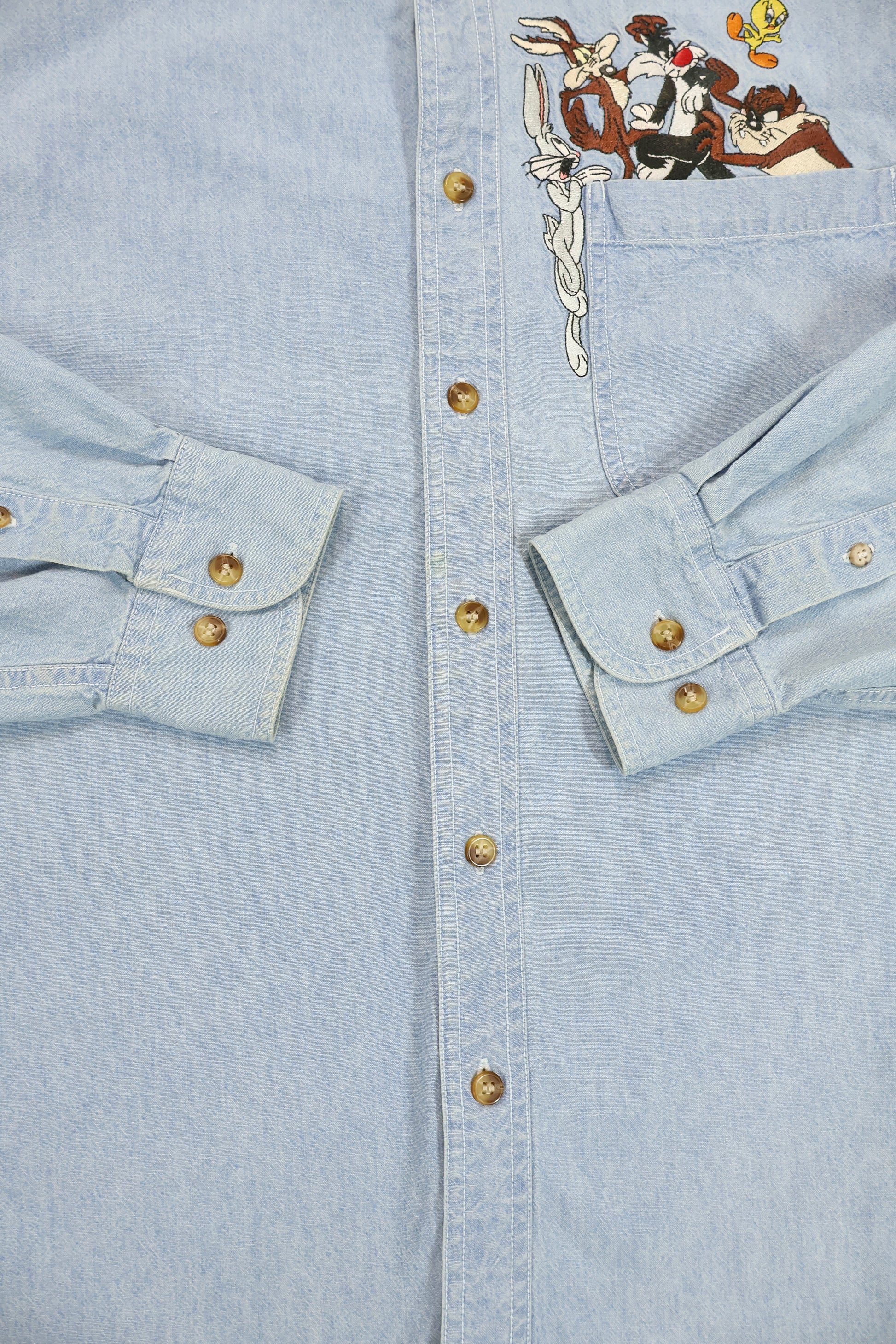 Vintage Looney Tunes Button-Down Shirt Image 4
